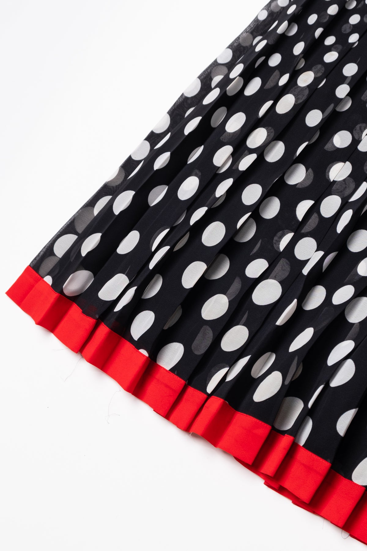 90s Express Pleated Polka Dot Skirt