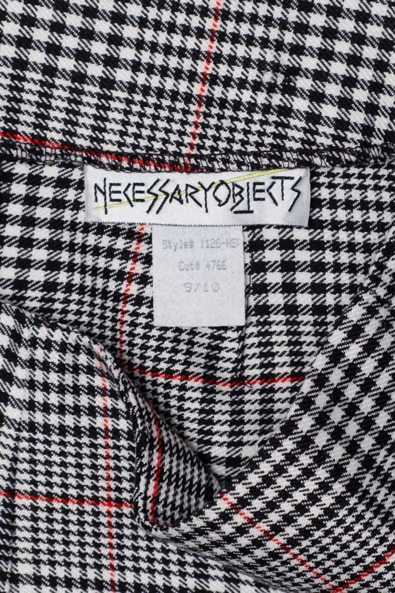 90s Necessary Objects Plaid Mini Skirt