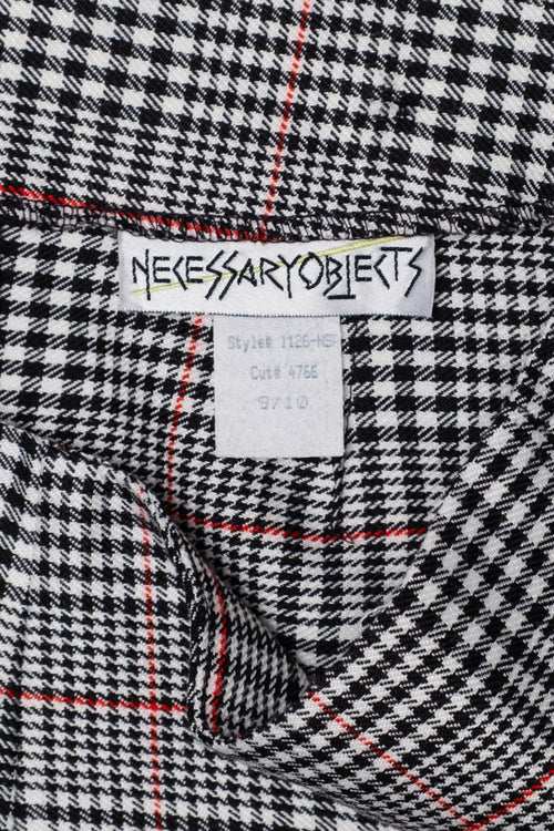 90s Necessary Objects Plaid Mini Skirt