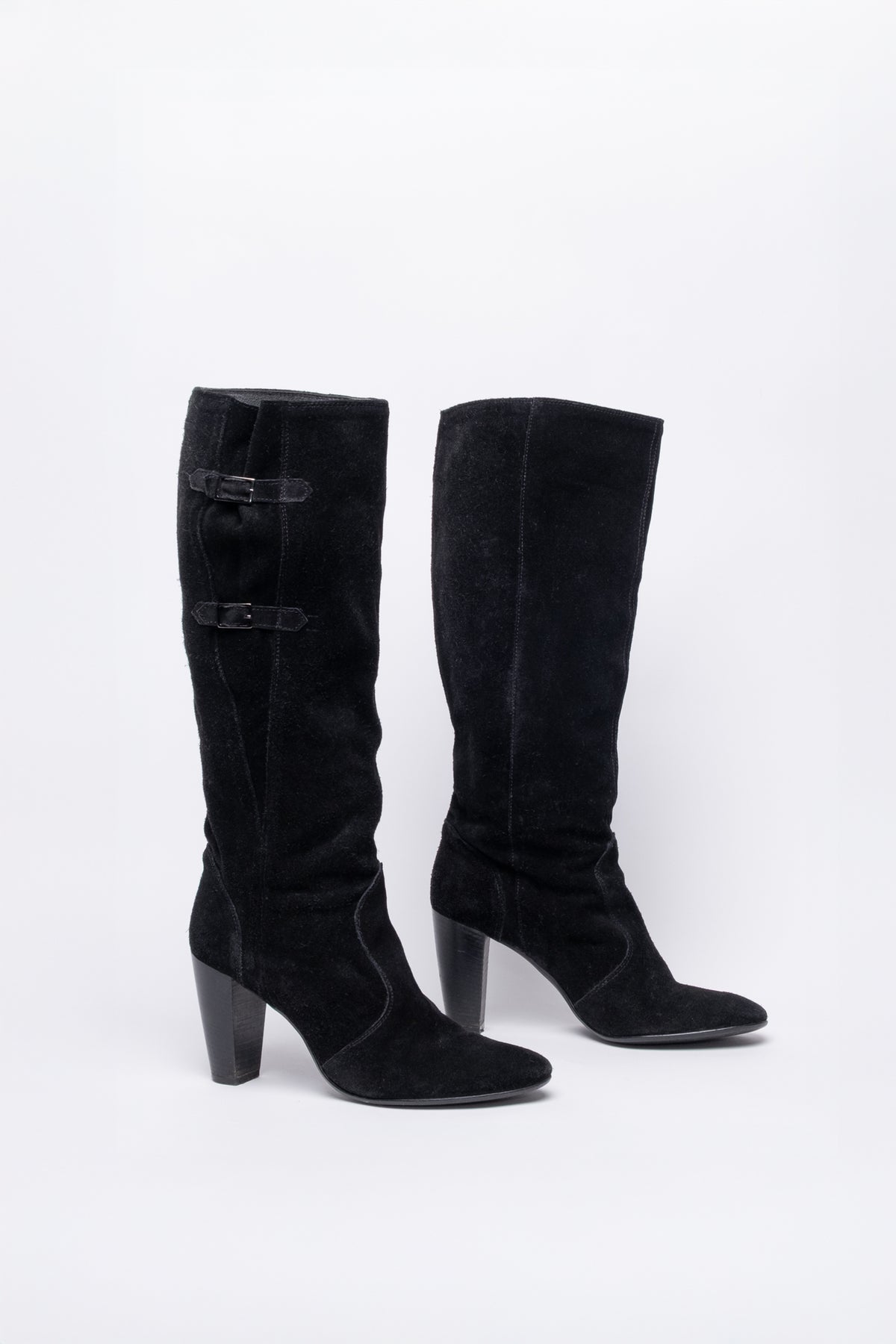Slouchy Italian Suede Boots