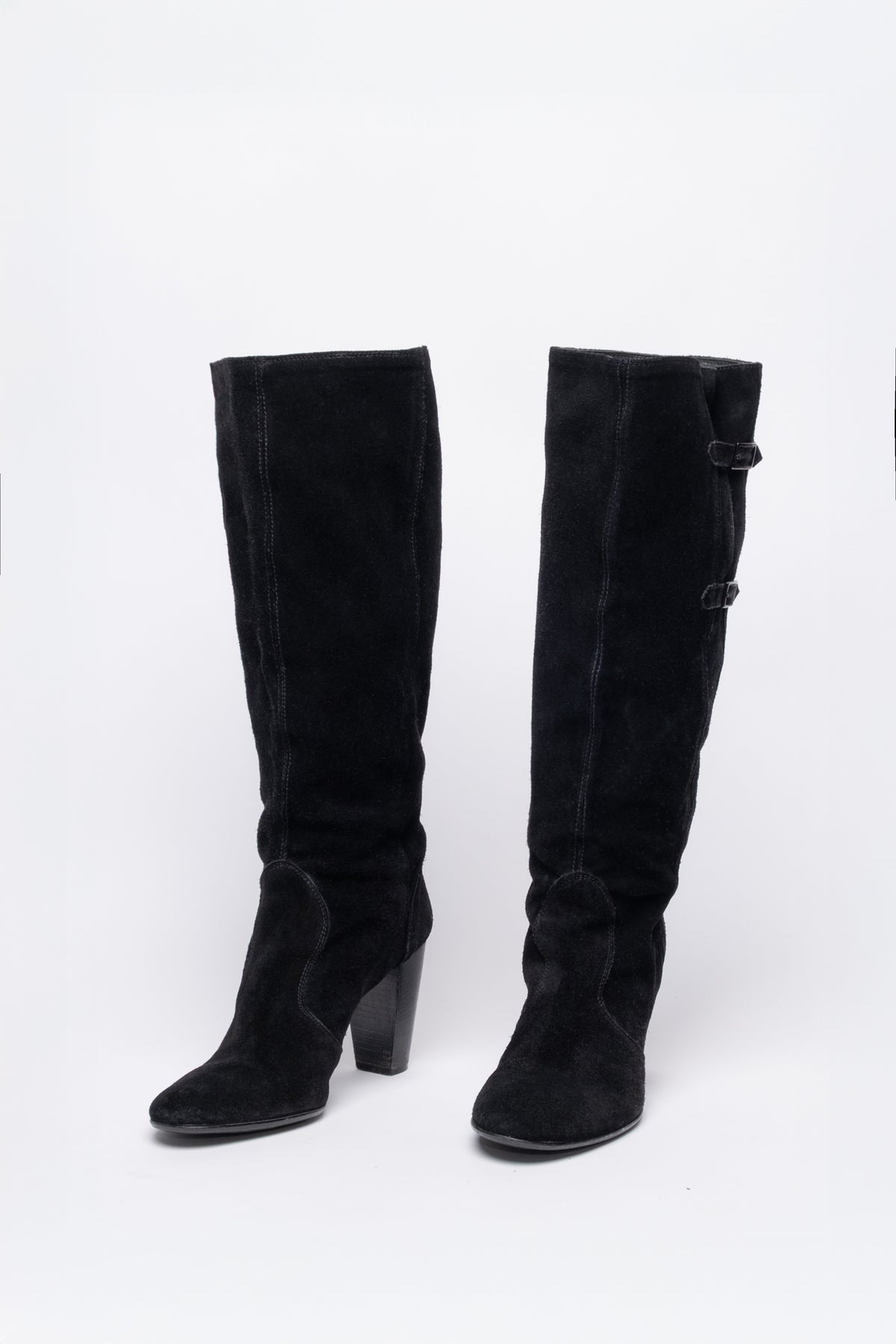 Slouchy Italian Suede Boots