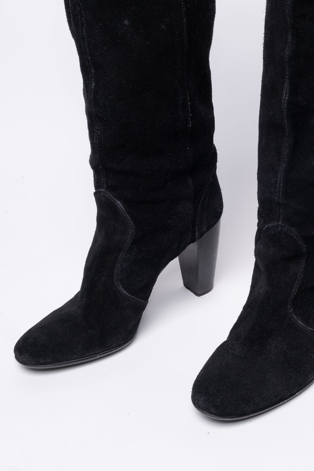 Slouchy Italian Suede Boots