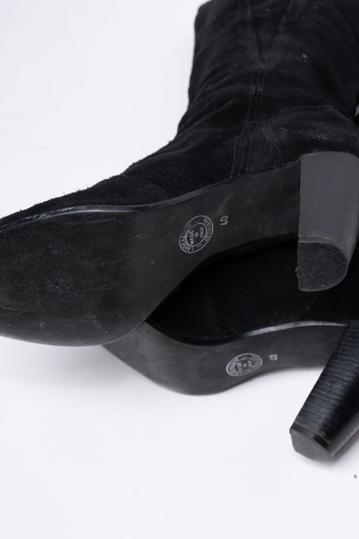 Slouchy Italian Suede Boots