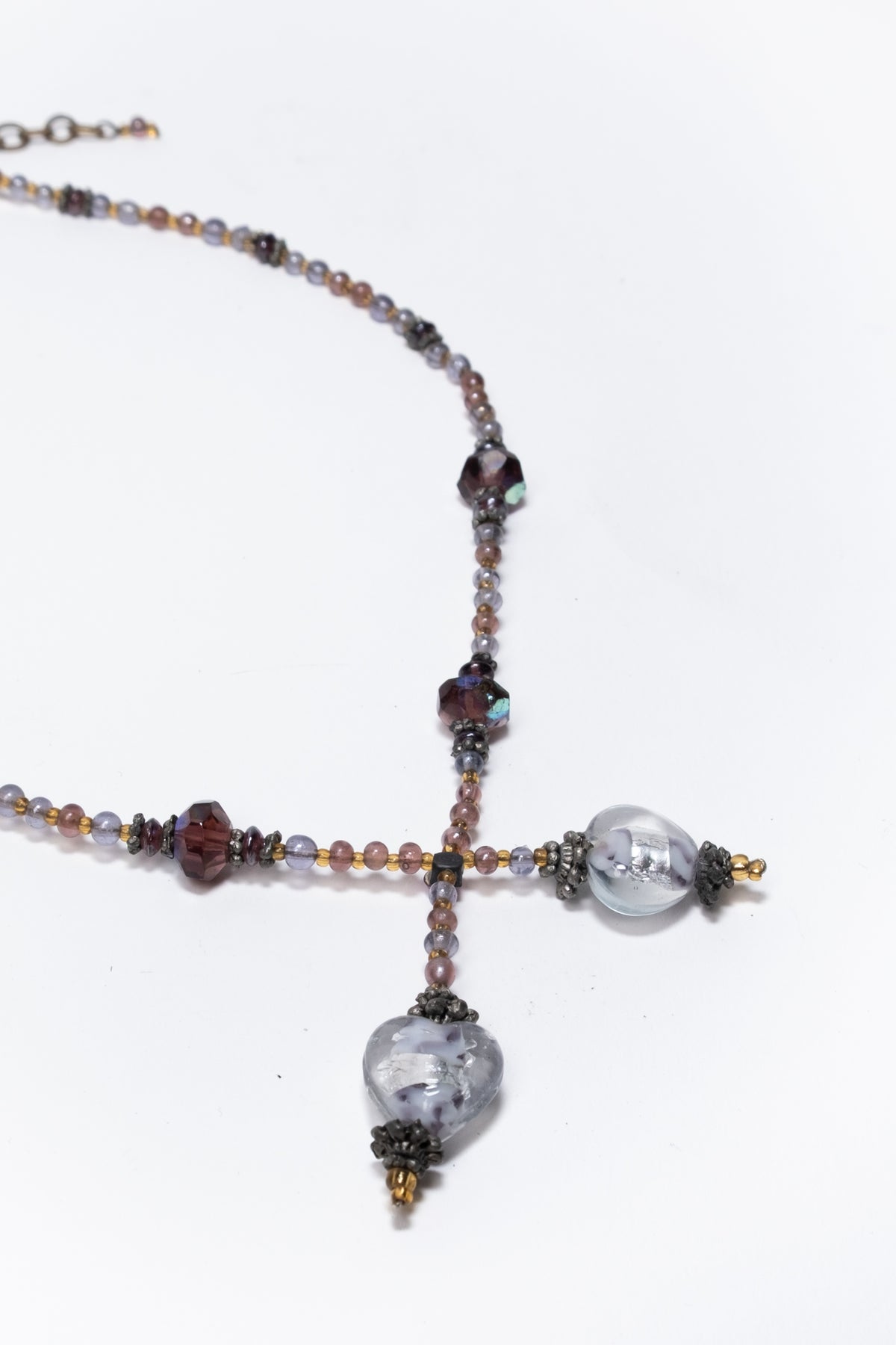 Beaded Double Strand Necklace