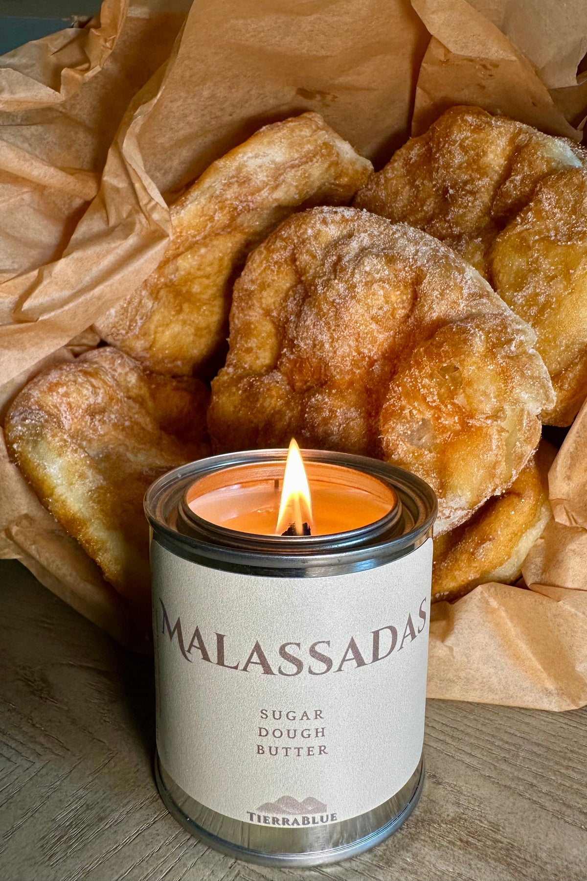 TierraBlue Malassadas Candle