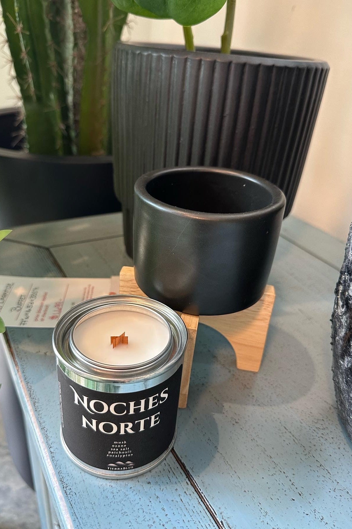 TierraBlue Noches Candle