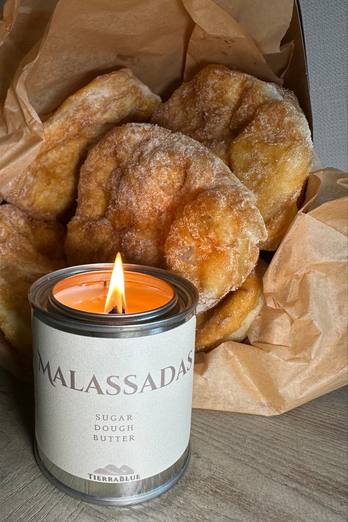 TierraBlue Malassadas Candle