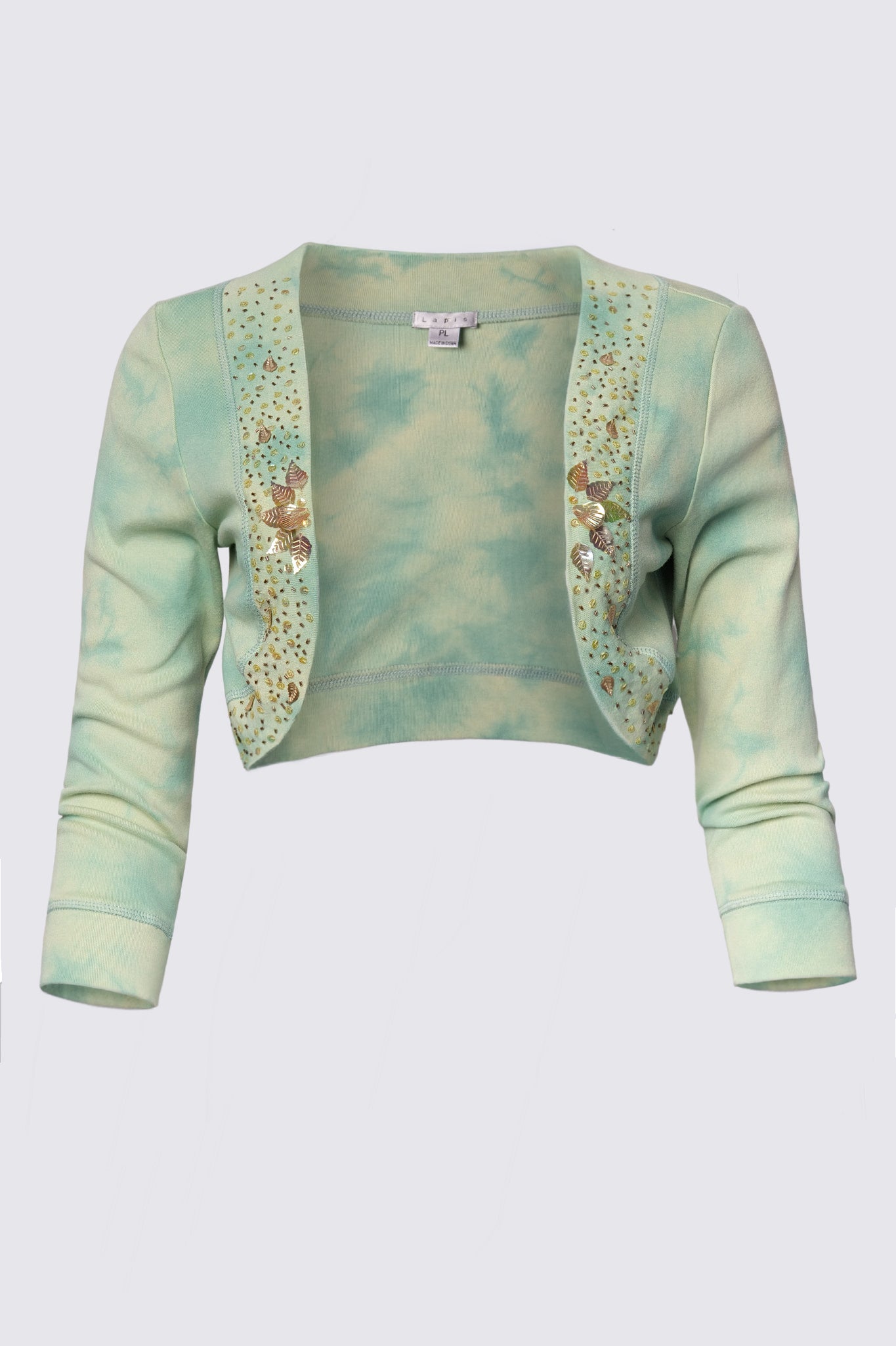 Y2K Beaded Cotton Shrug