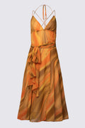 Y2K Open Tie Back Halter Dress