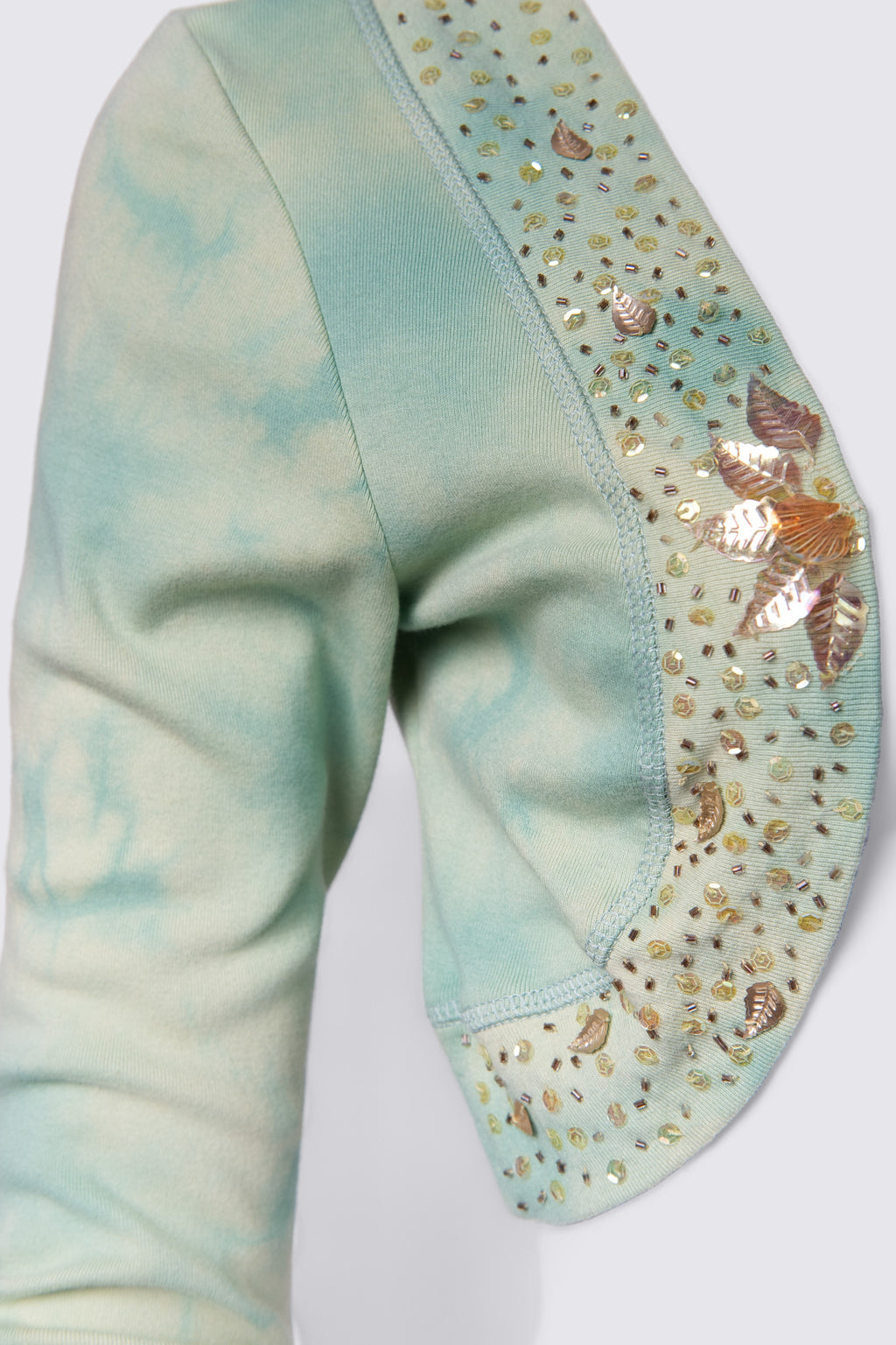 Y2K Beaded Cotton Shrug