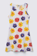 90s Y.K. Floral Jersey Mini Dress