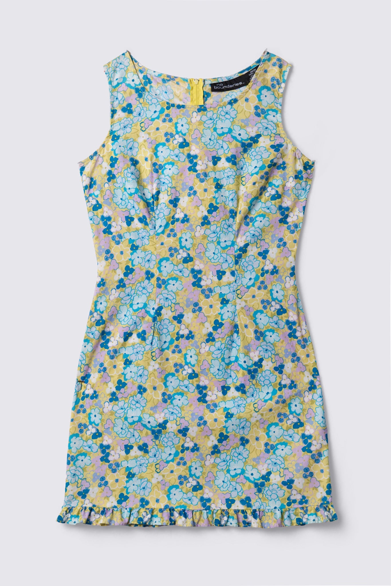 Y2K Floral Print Cotton Dress