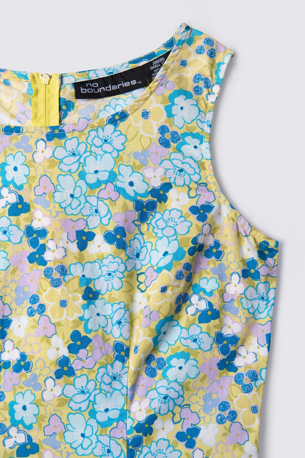 Y2K Floral Print Cotton Dress