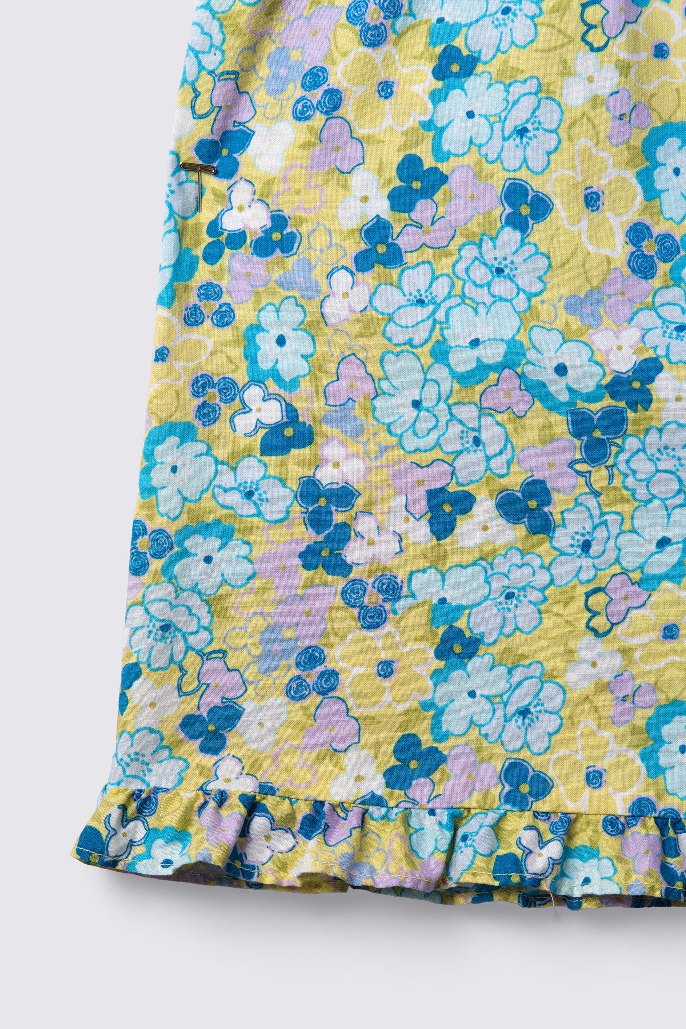 Y2K Floral Print Cotton Dress