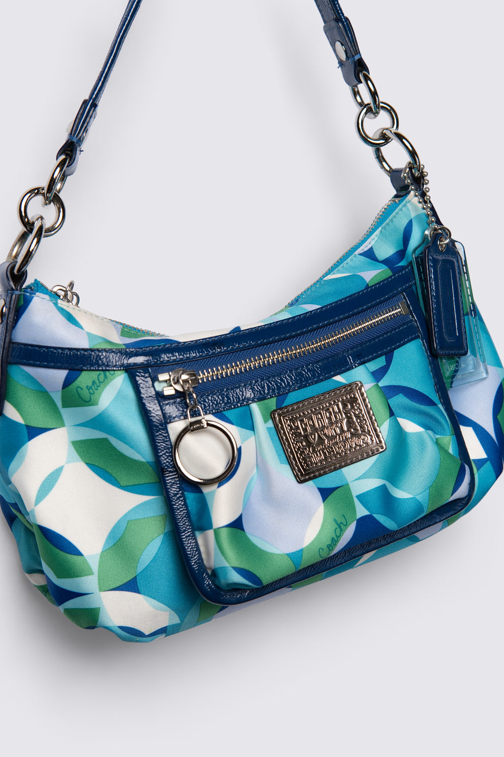 Spring 2009 Coach Poppy Groovy Scarf Print Shoulder Bag