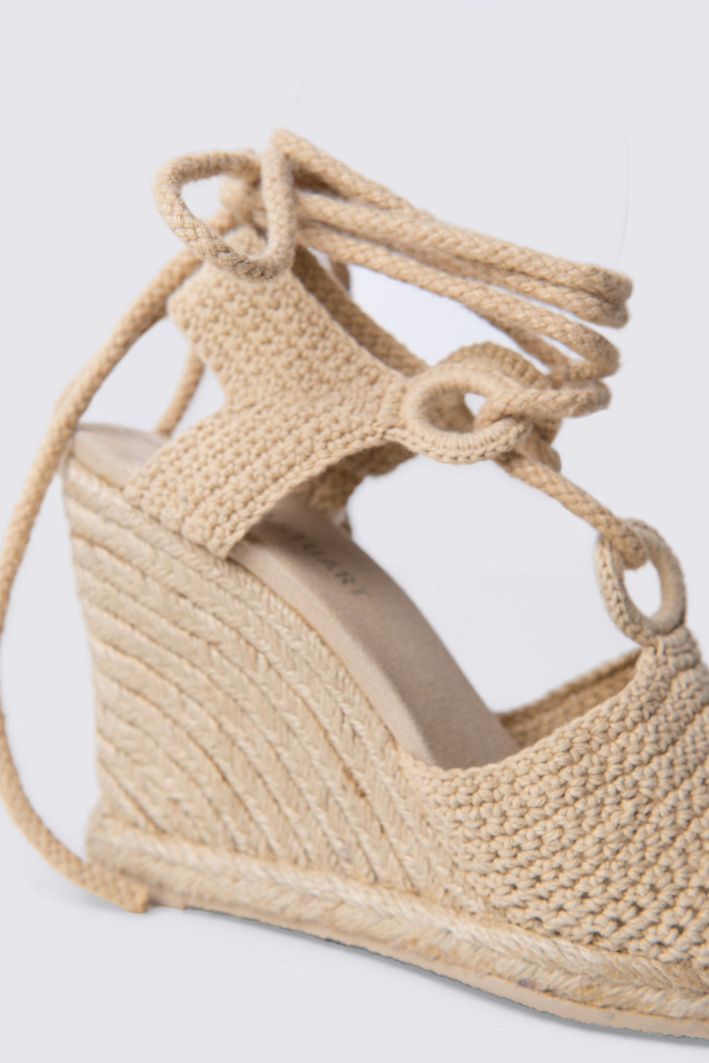 Y2K Colin Stuart Crochet Wedge Sandals