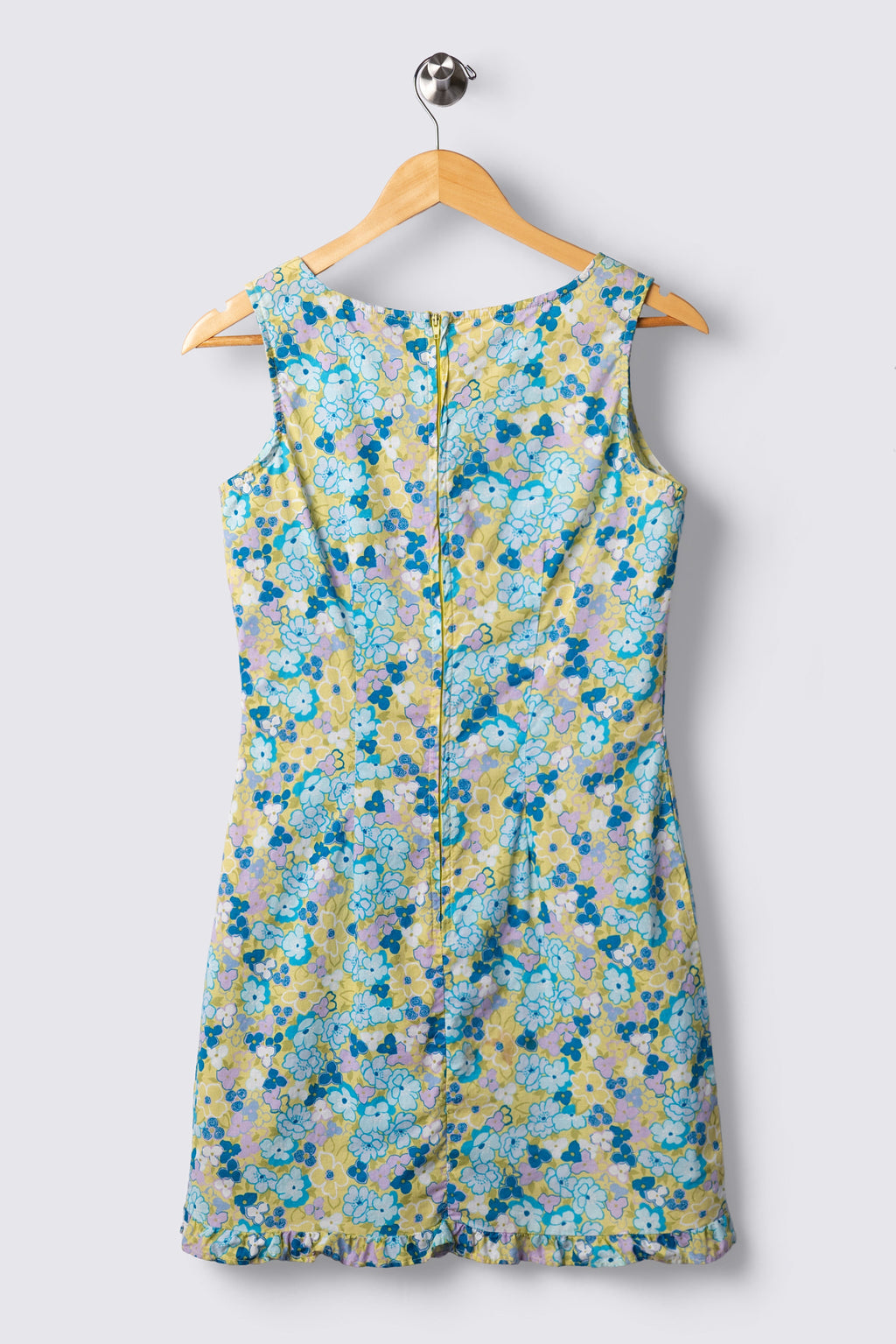 Y2K Floral Print Cotton Dress
