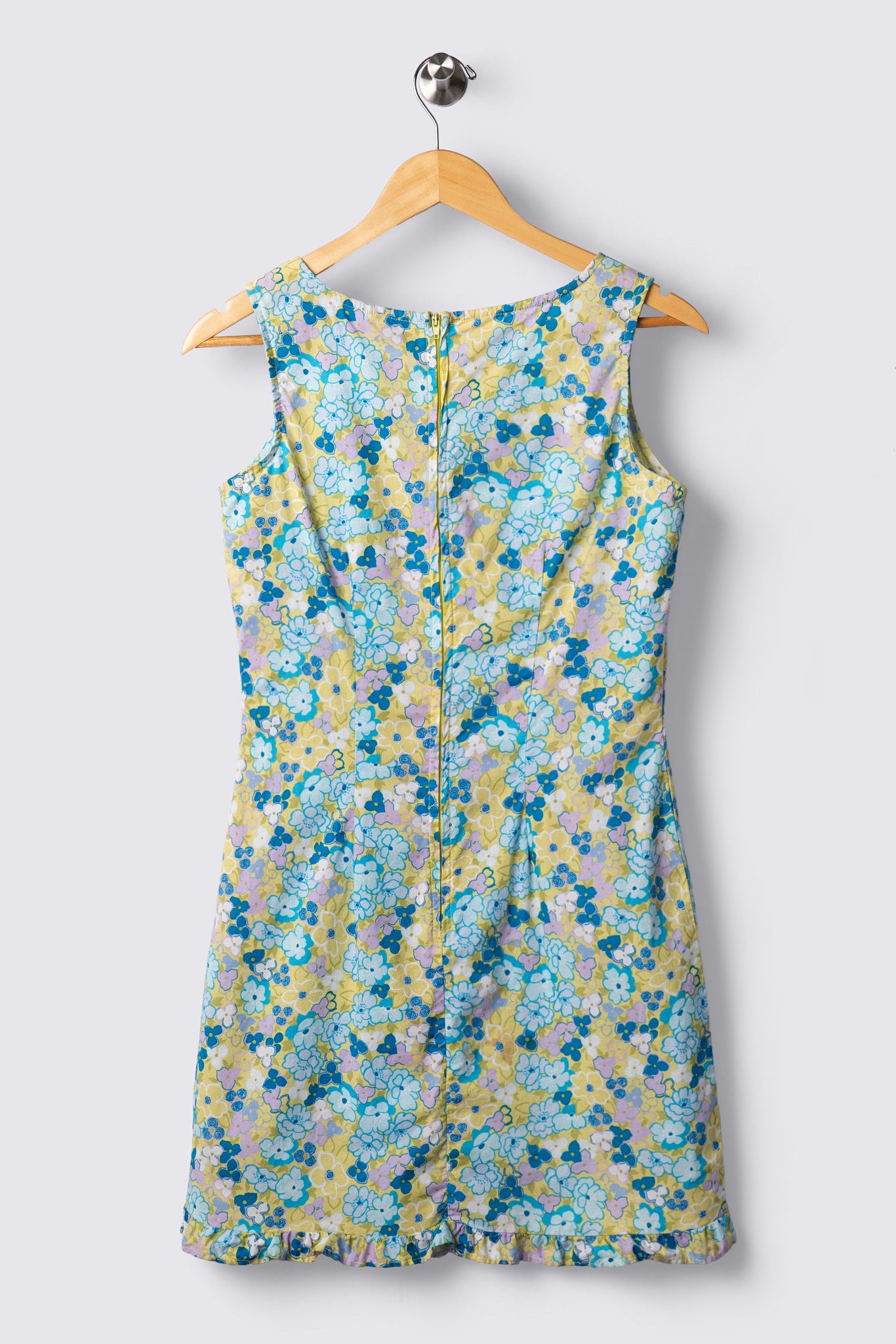 Y2K Floral Print Cotton Dress