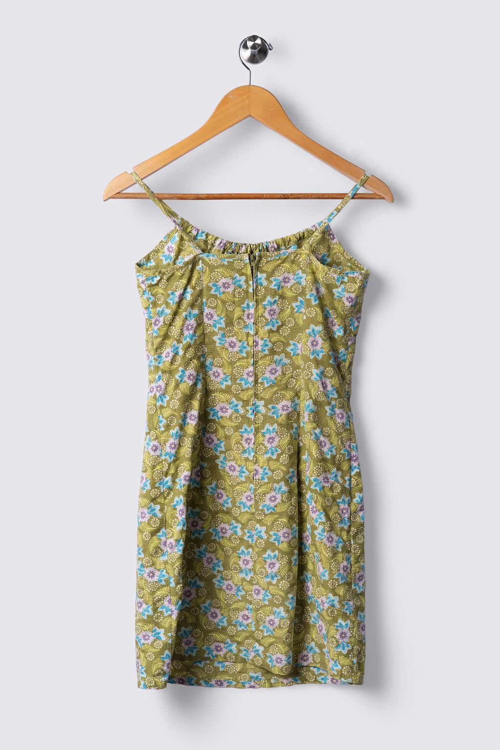90s Floral Print Babydoll Cotton Dress