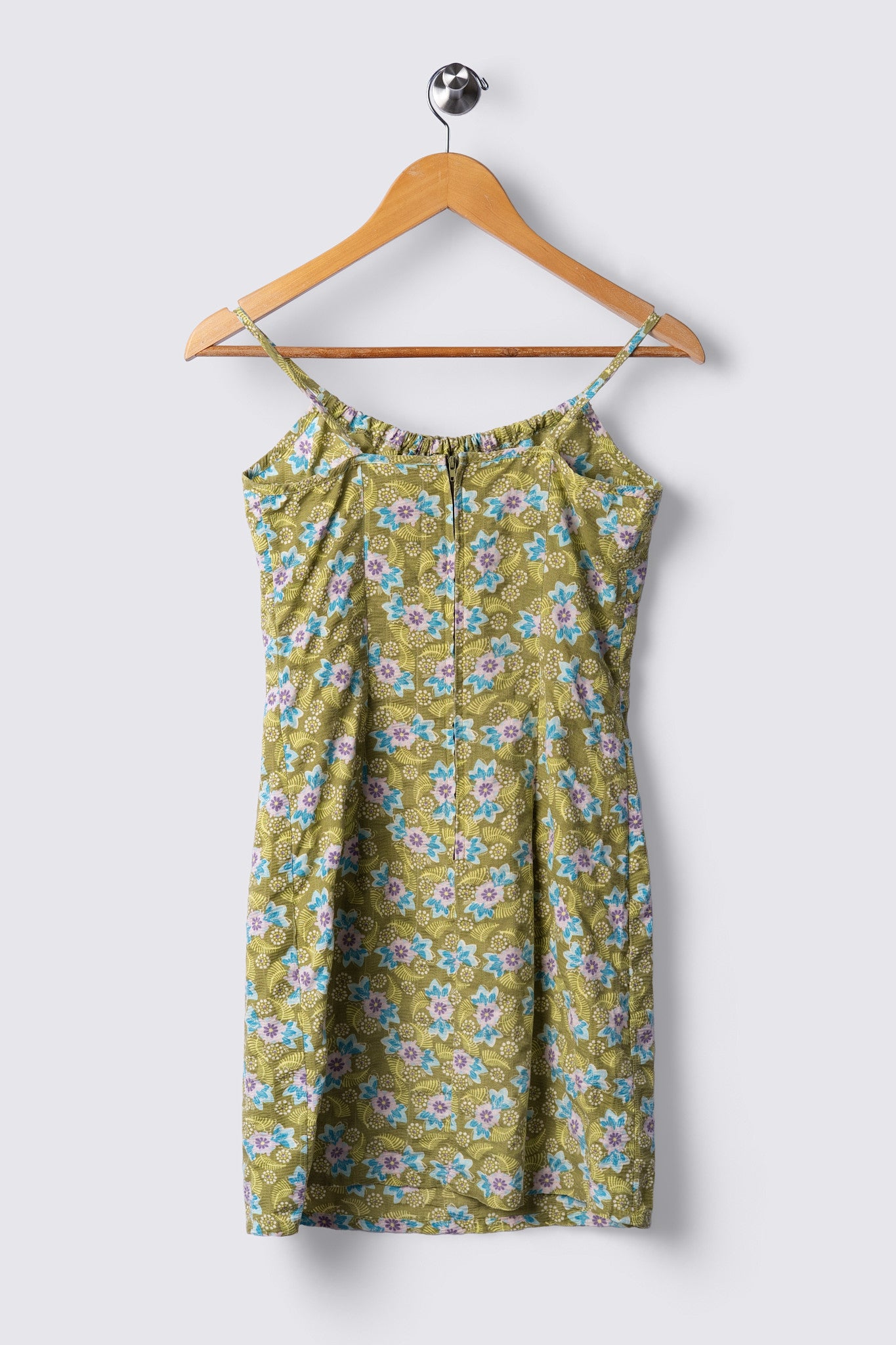 90s Floral Print Babydoll Cotton Dress