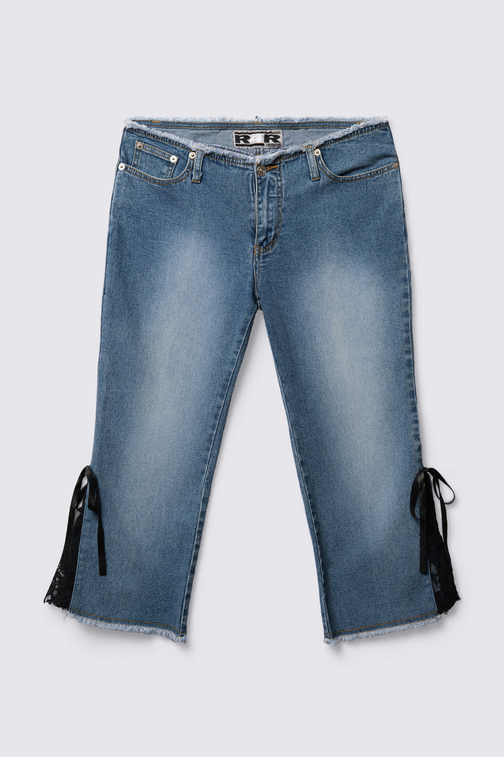 Y2K R4R Lowrise Lace Panel Capris