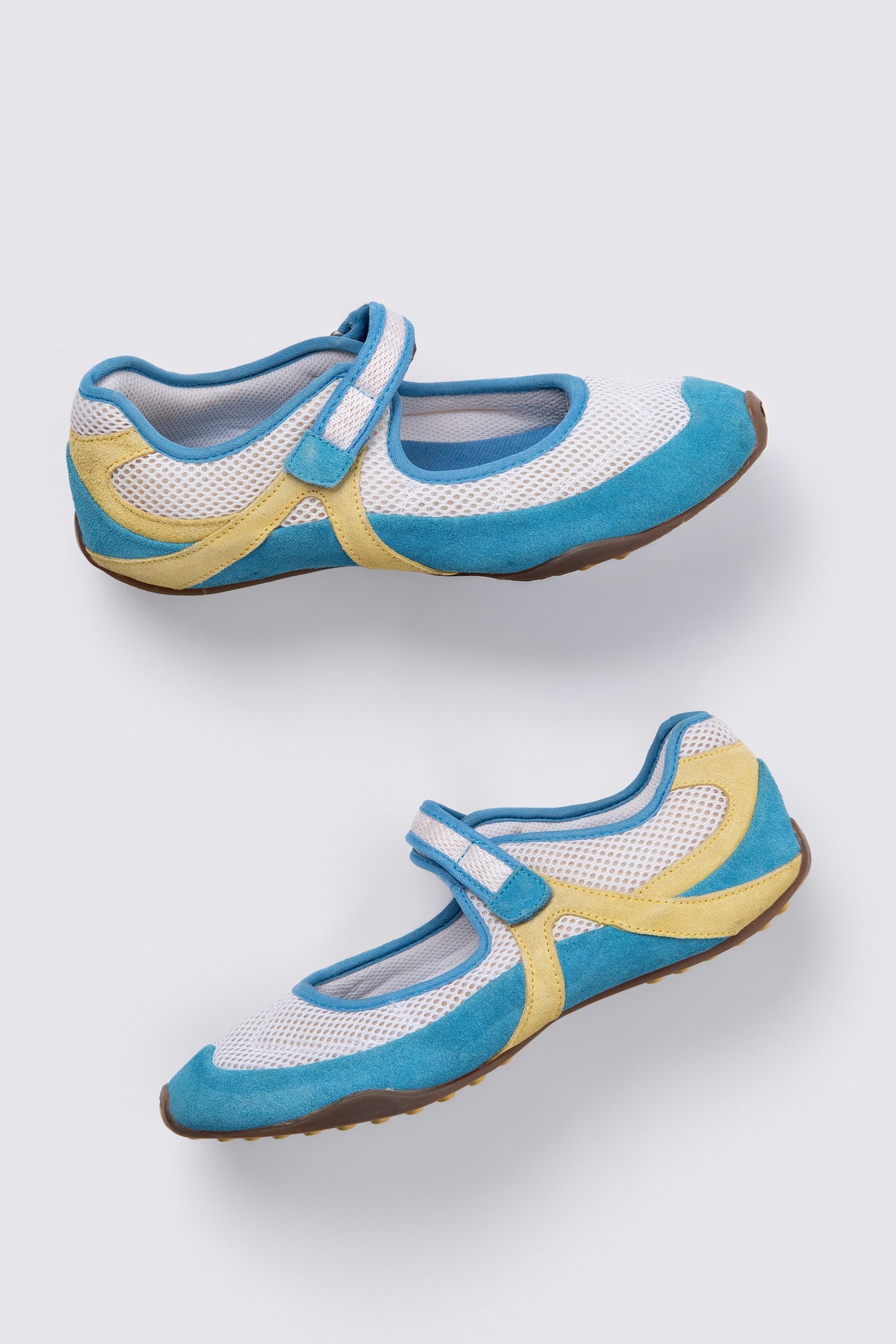 Y2K Suede Trim Maryjane Sneakers