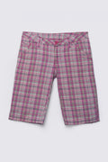 Y2K Le Tigre Lowrise Cotton Bermuda Shorts