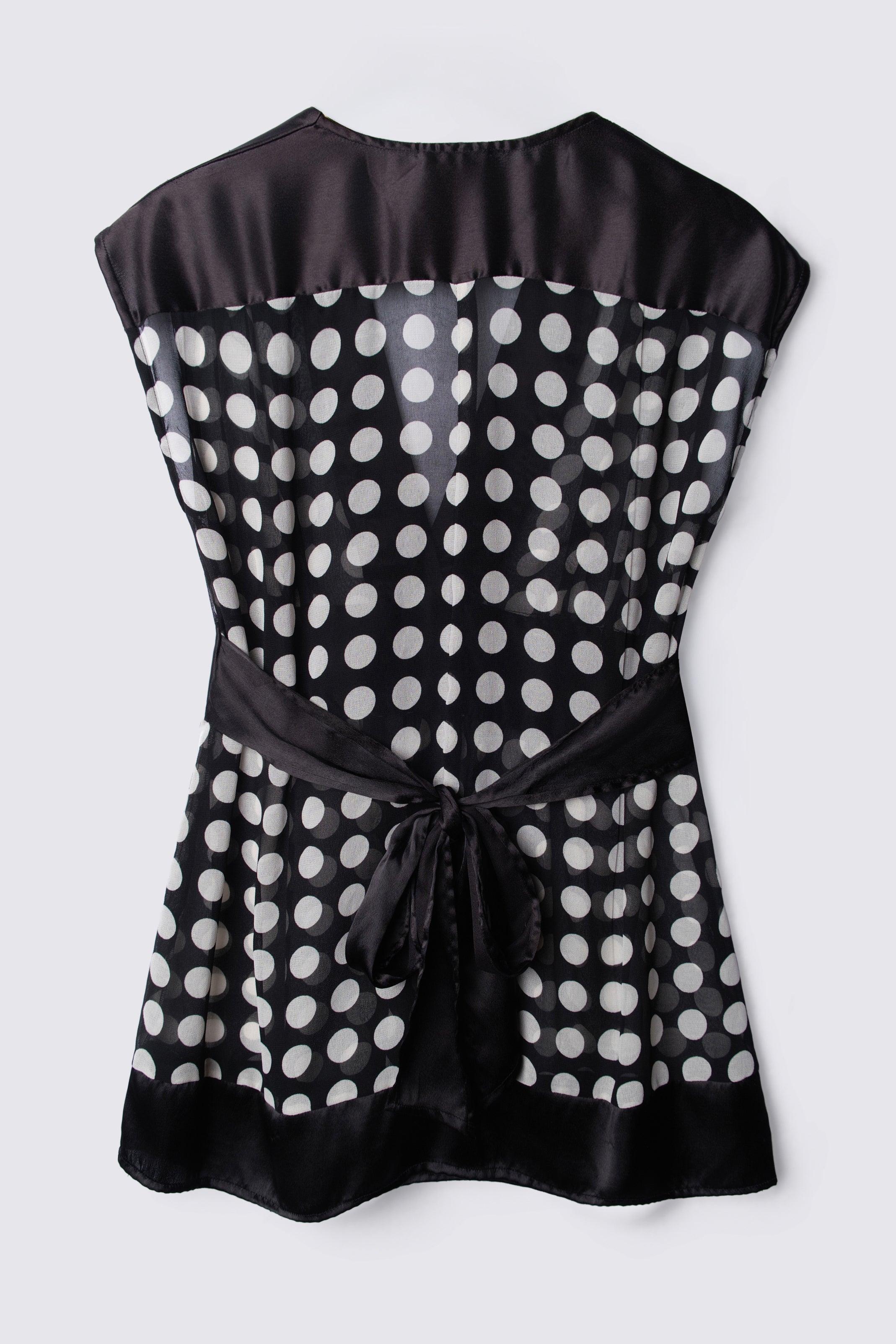 Dizzy Lizzy Sheer Polka Dot Top