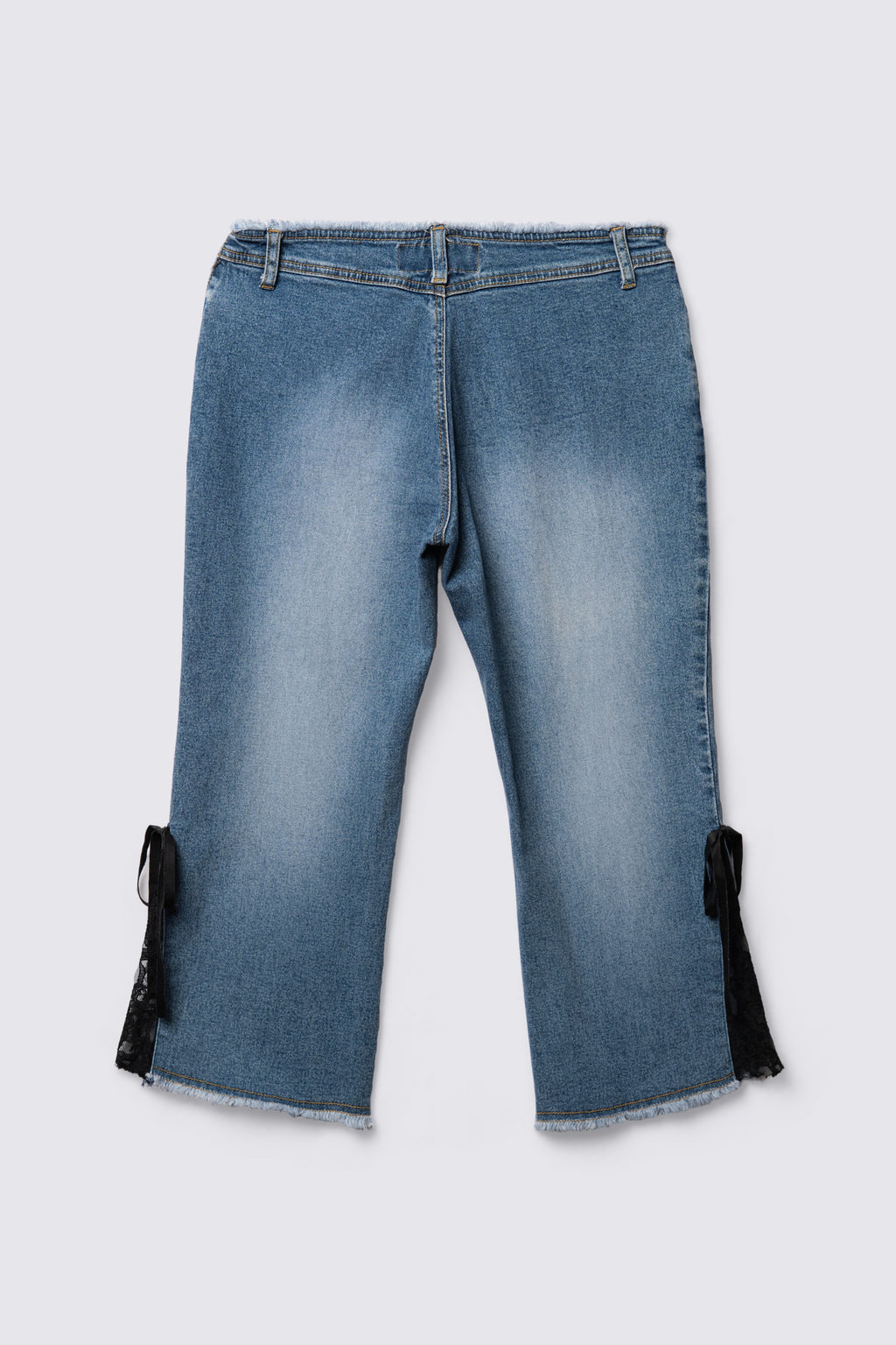 Y2K R4R Lowrise Lace Panel Capris