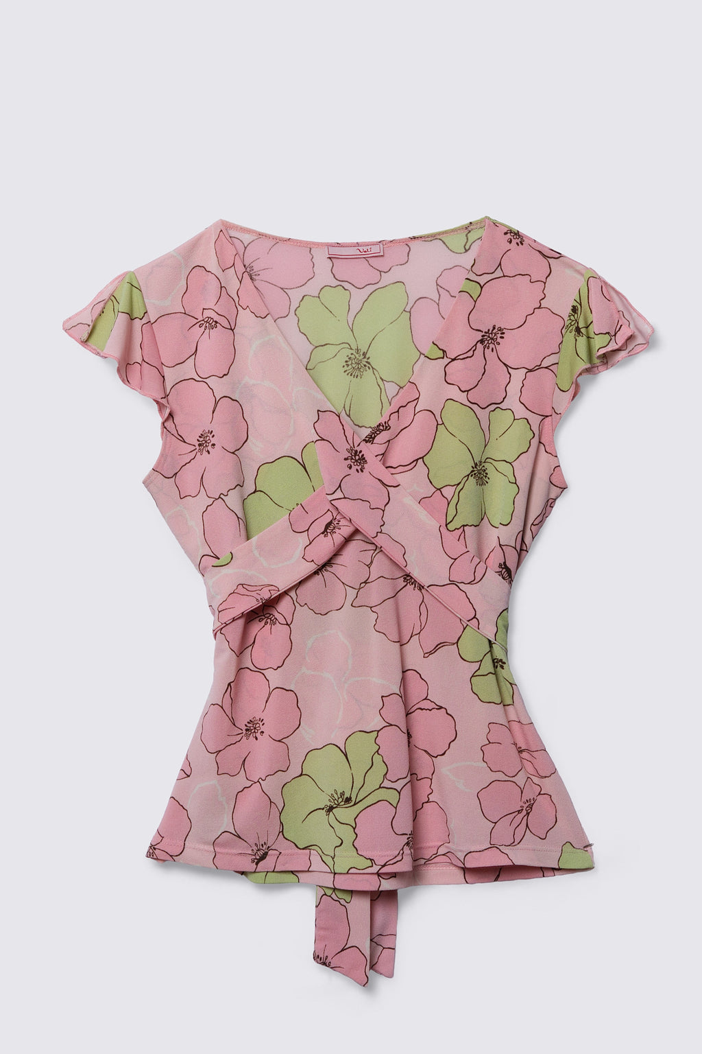 Y2K Floral Babydoll Top