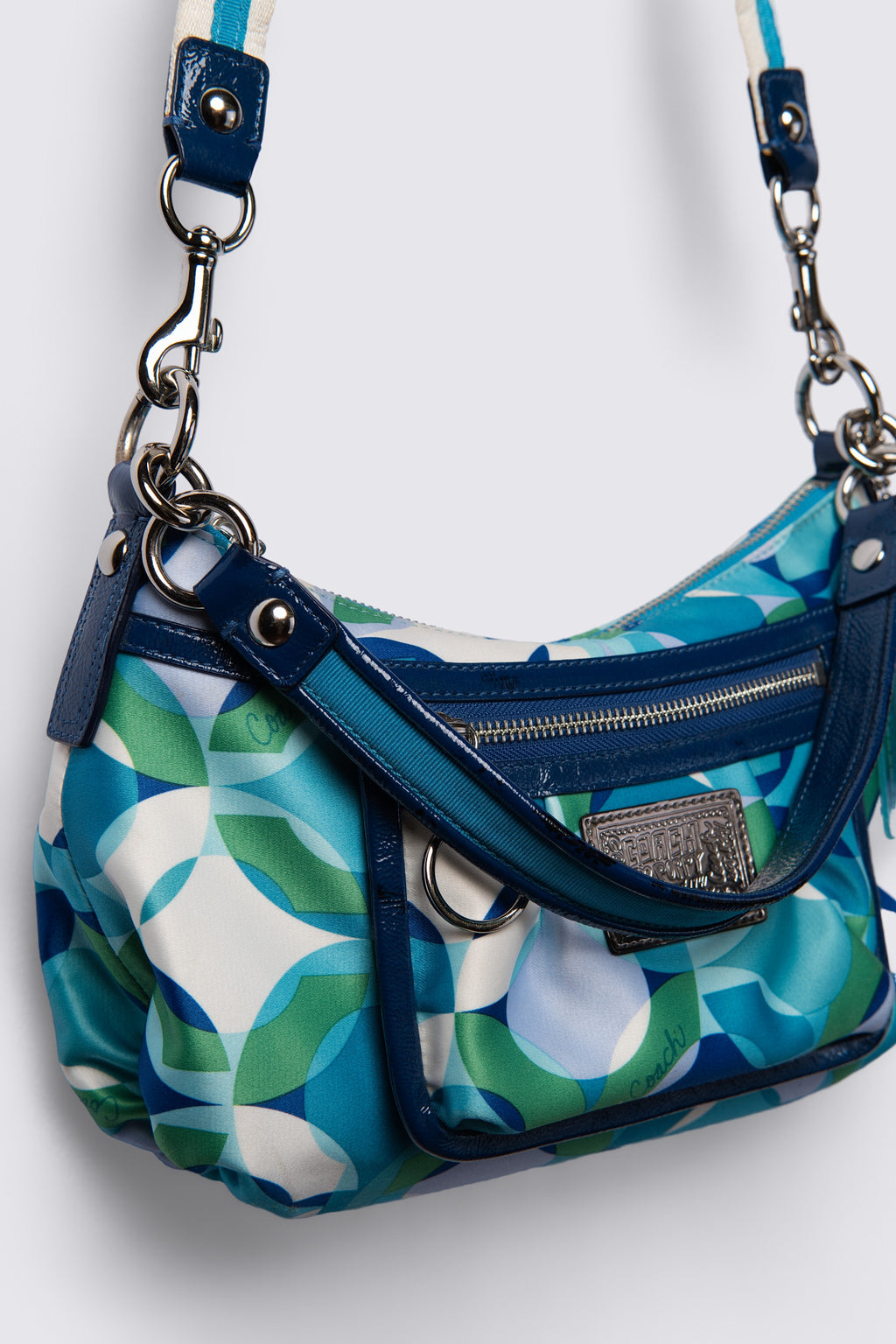 Spring 2009 Coach Poppy Groovy Scarf Print Shoulder Bag