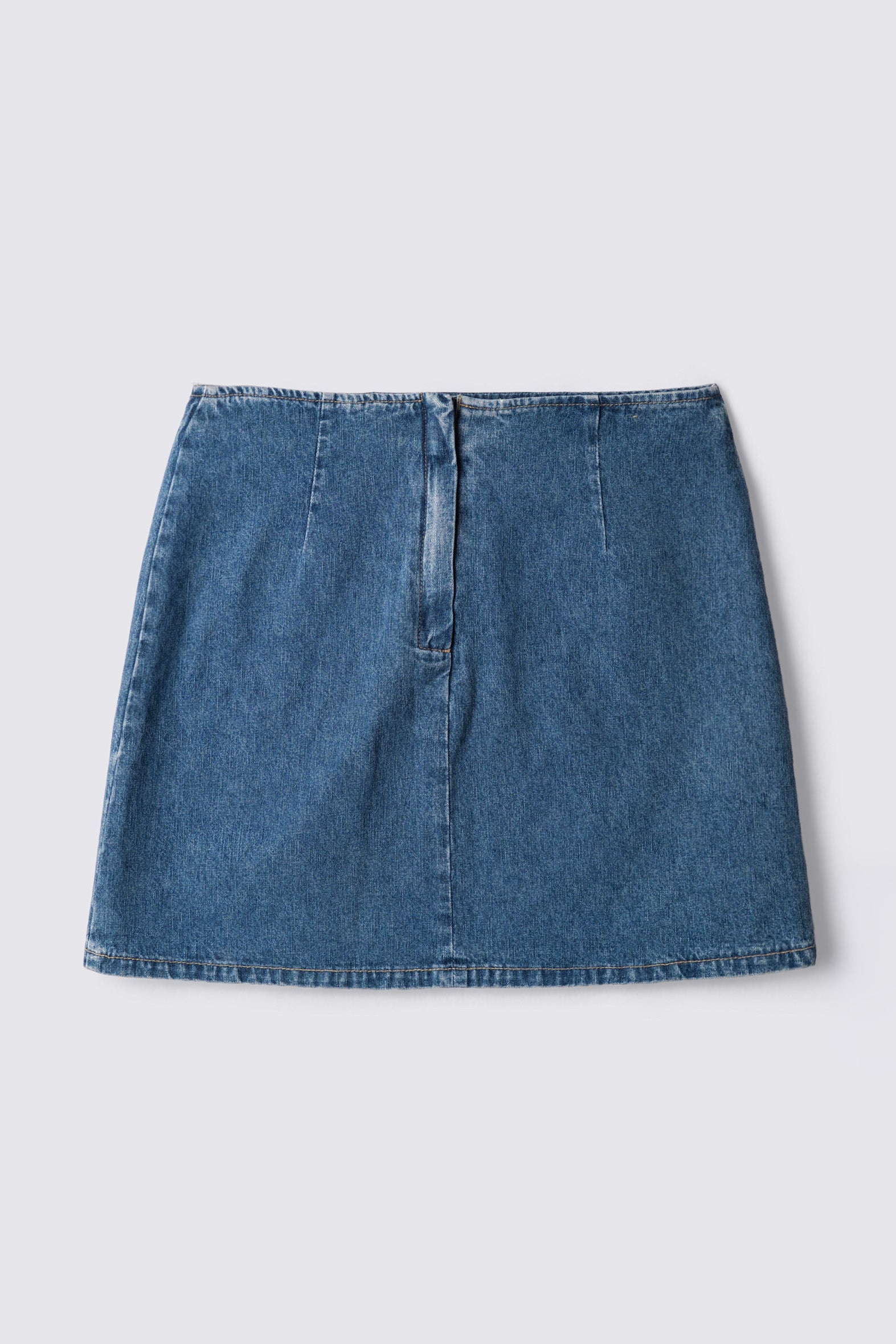 90s Quizz Embroidered Mini Skirt