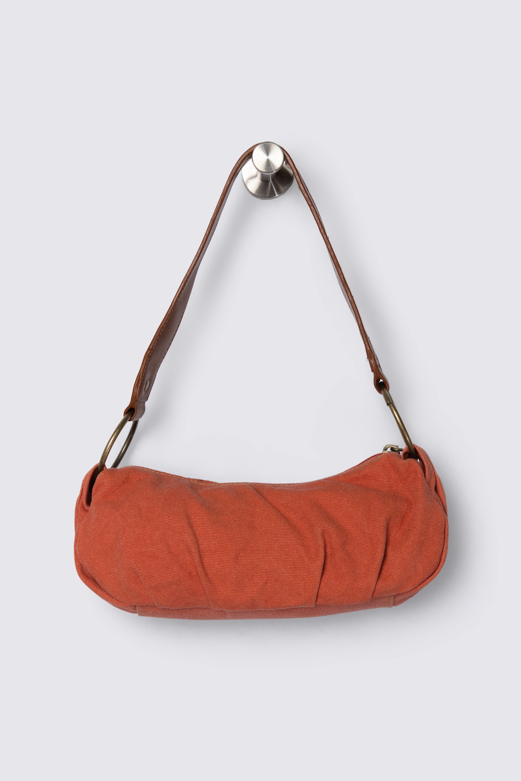 Y2K Embroidered Mini Barrel Bag