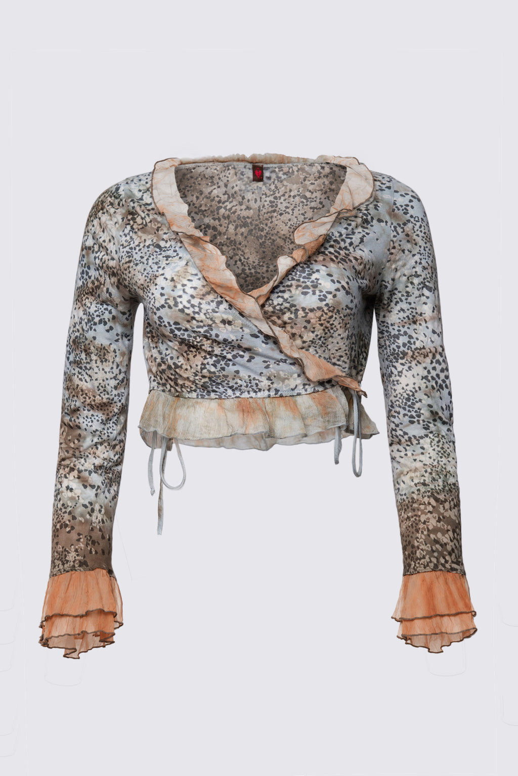 Y2K Language Los Angeles Ballerina Wrap Top