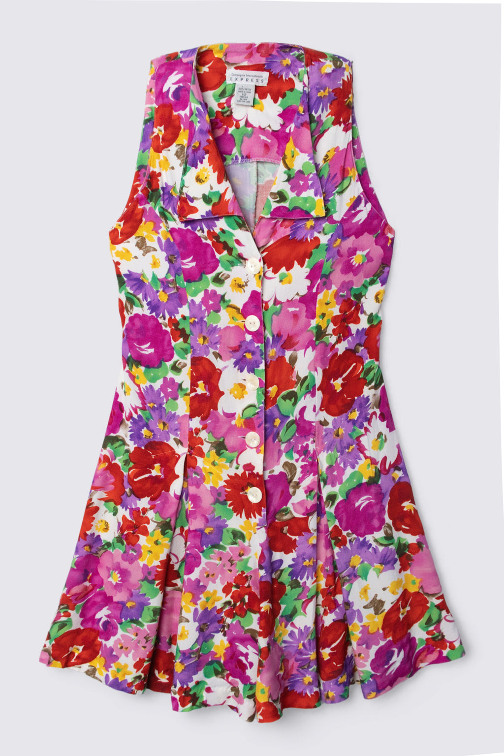 90s Express Floral Print Romper
