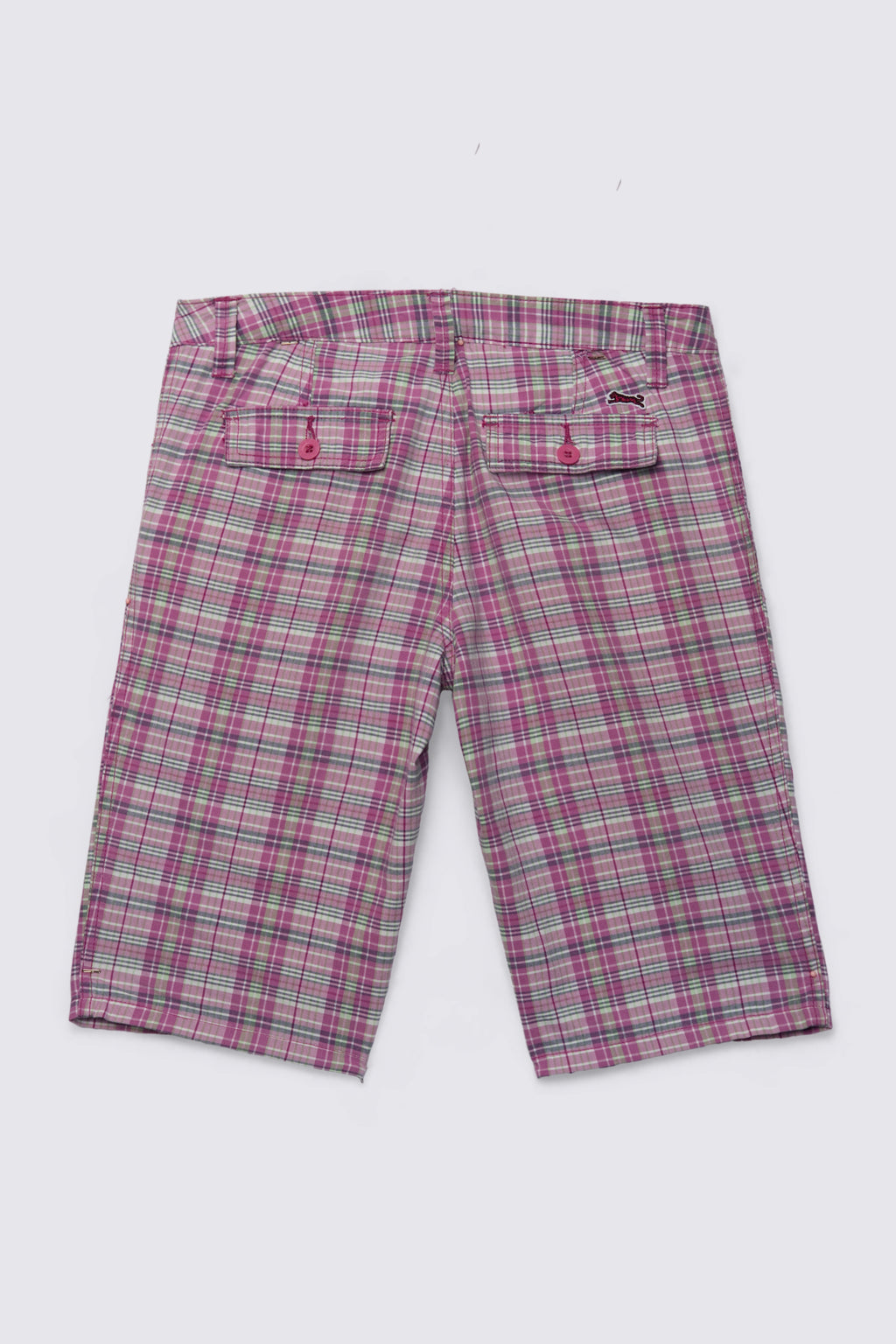 Y2K Le Tigre Lowrise Cotton Bermuda Shorts