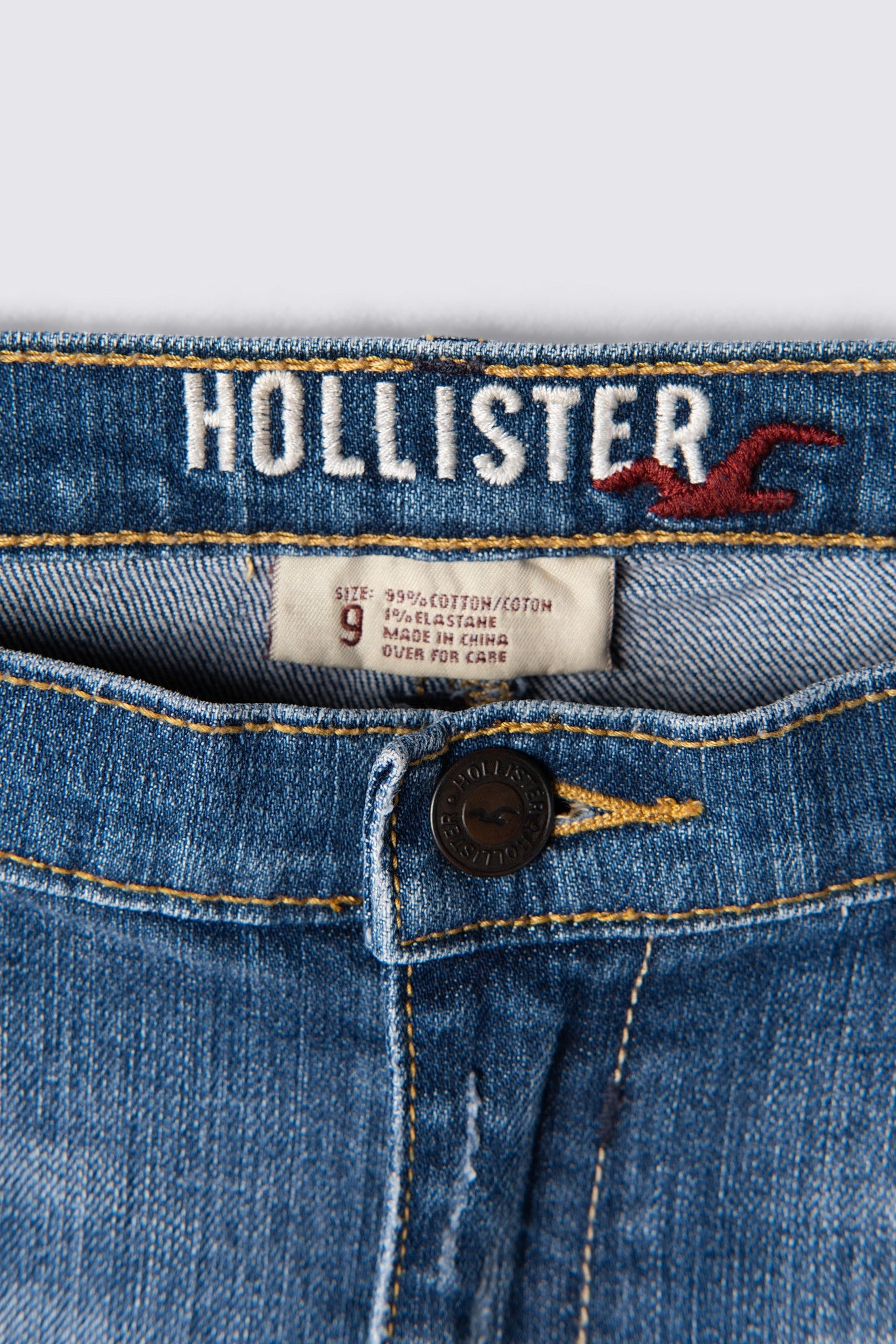 Y2K Hollister Lowrise Denim Mini Skirt