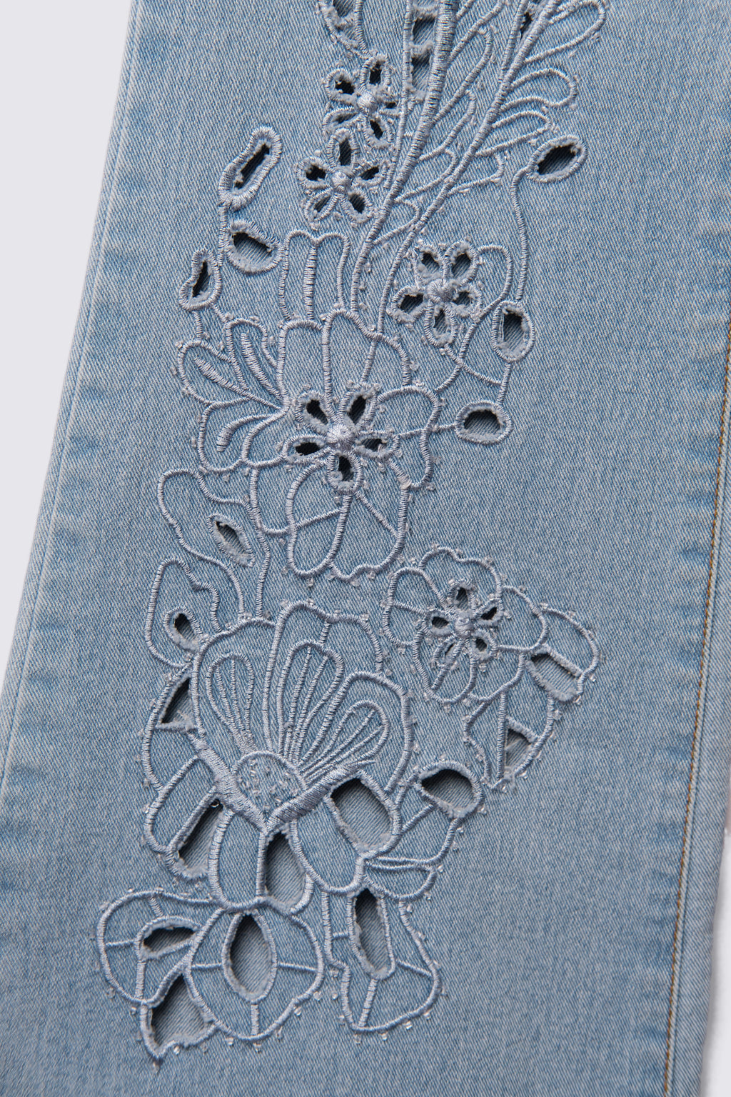 Y2K Euro Beaded Cutout Flares