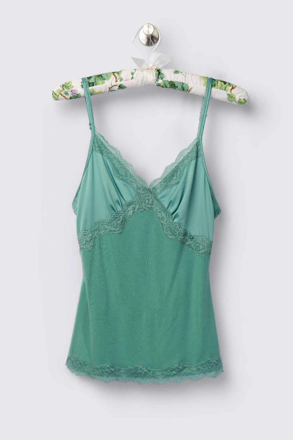 The Limited Satin & Jersey Cami Top
