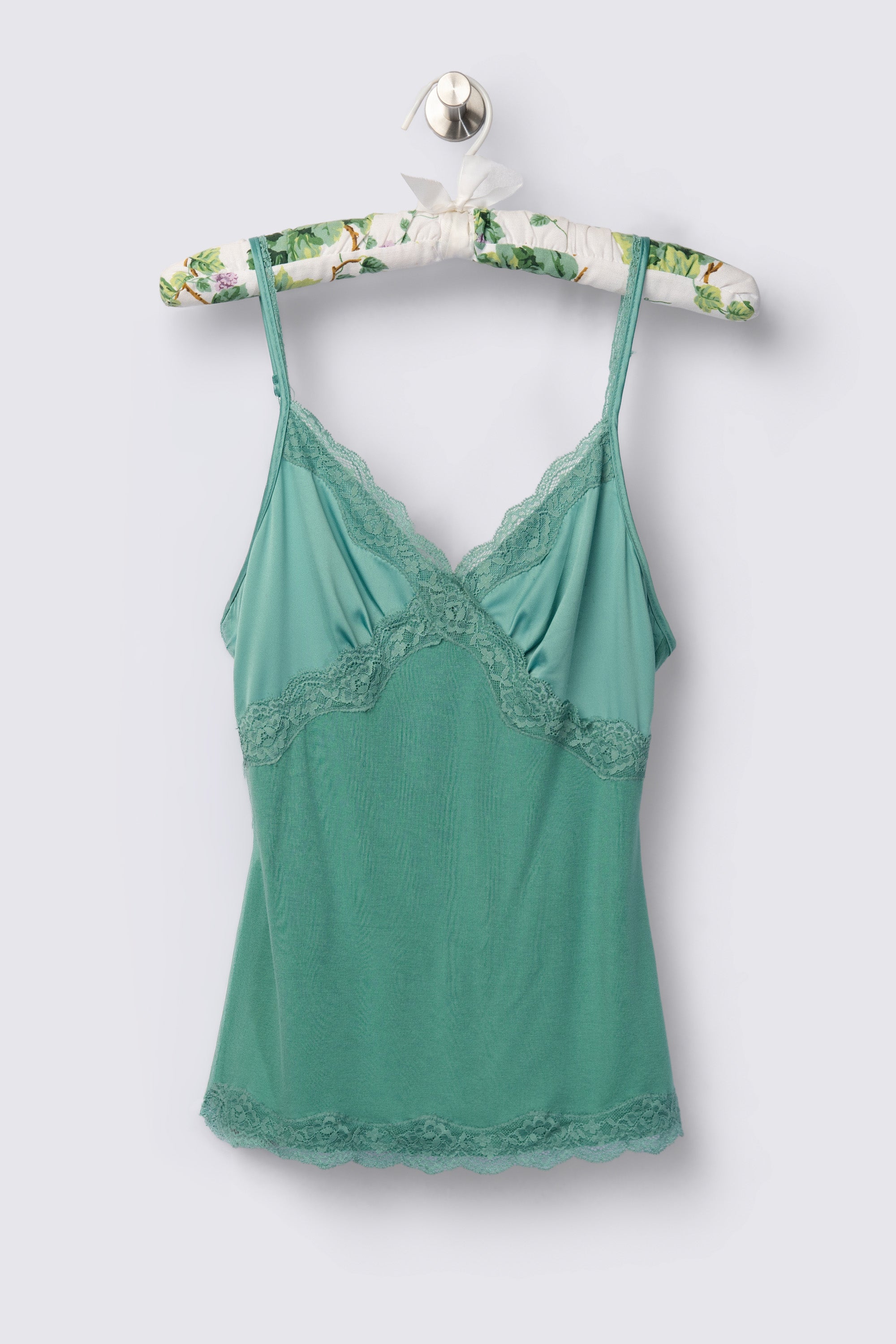 The Limited Satin & Jersey Cami Top