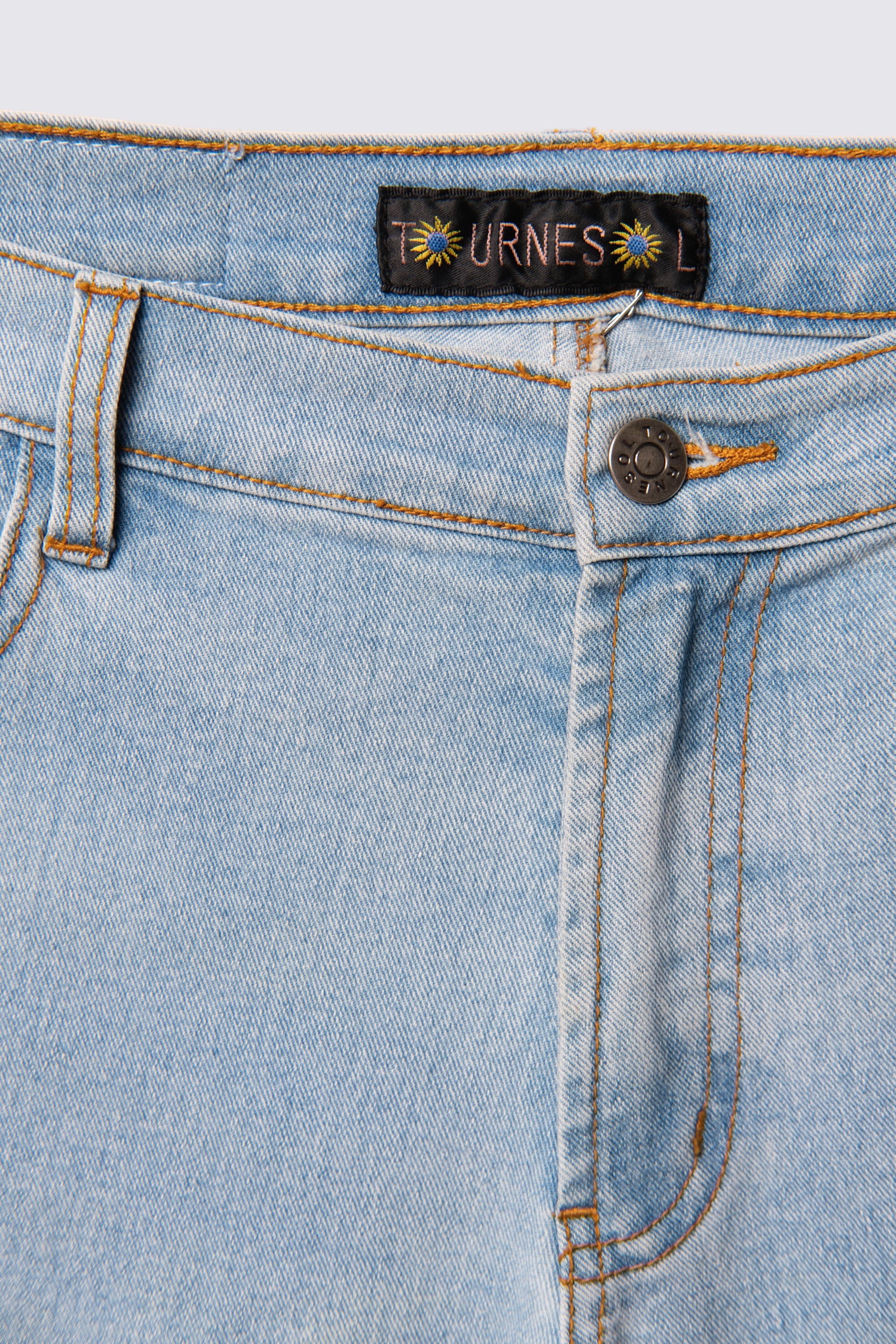 Y2K Euro Beaded Cutout Flares