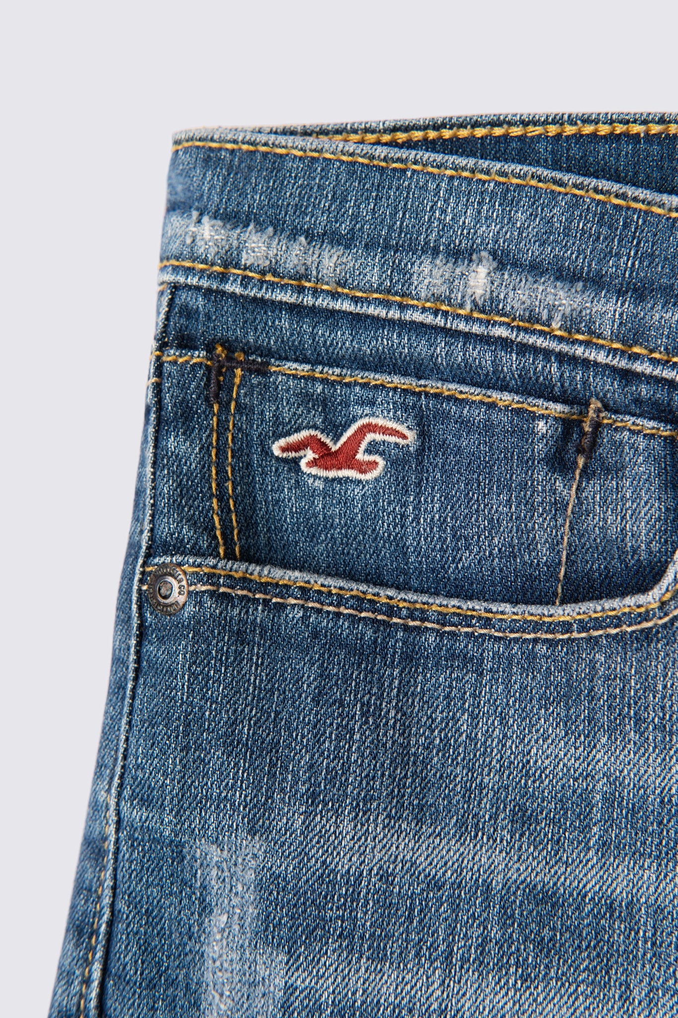 Y2K Hollister Lowrise Denim Mini Skirt