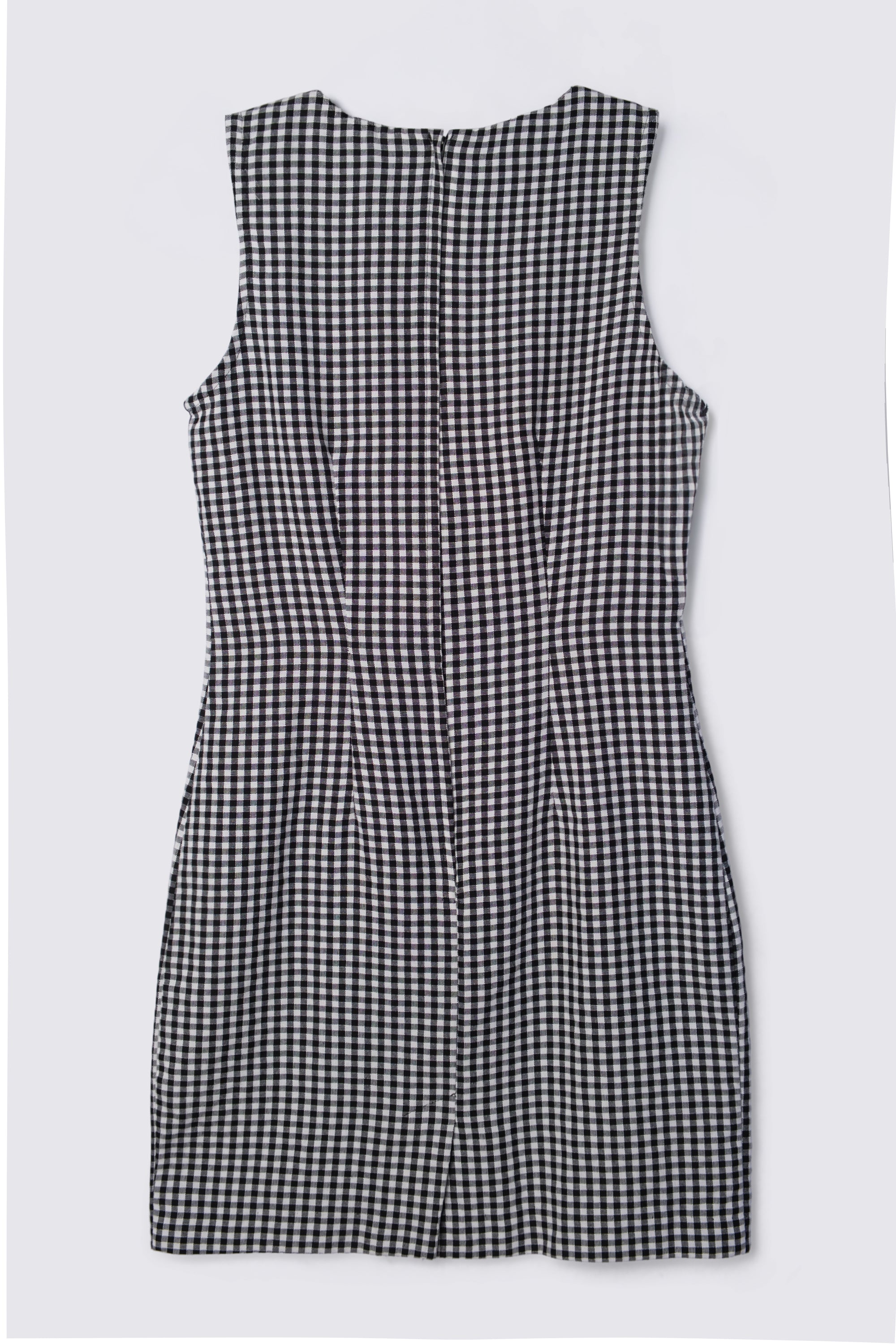 90s My Michelle Daisy Trim Gingham Mini Dress