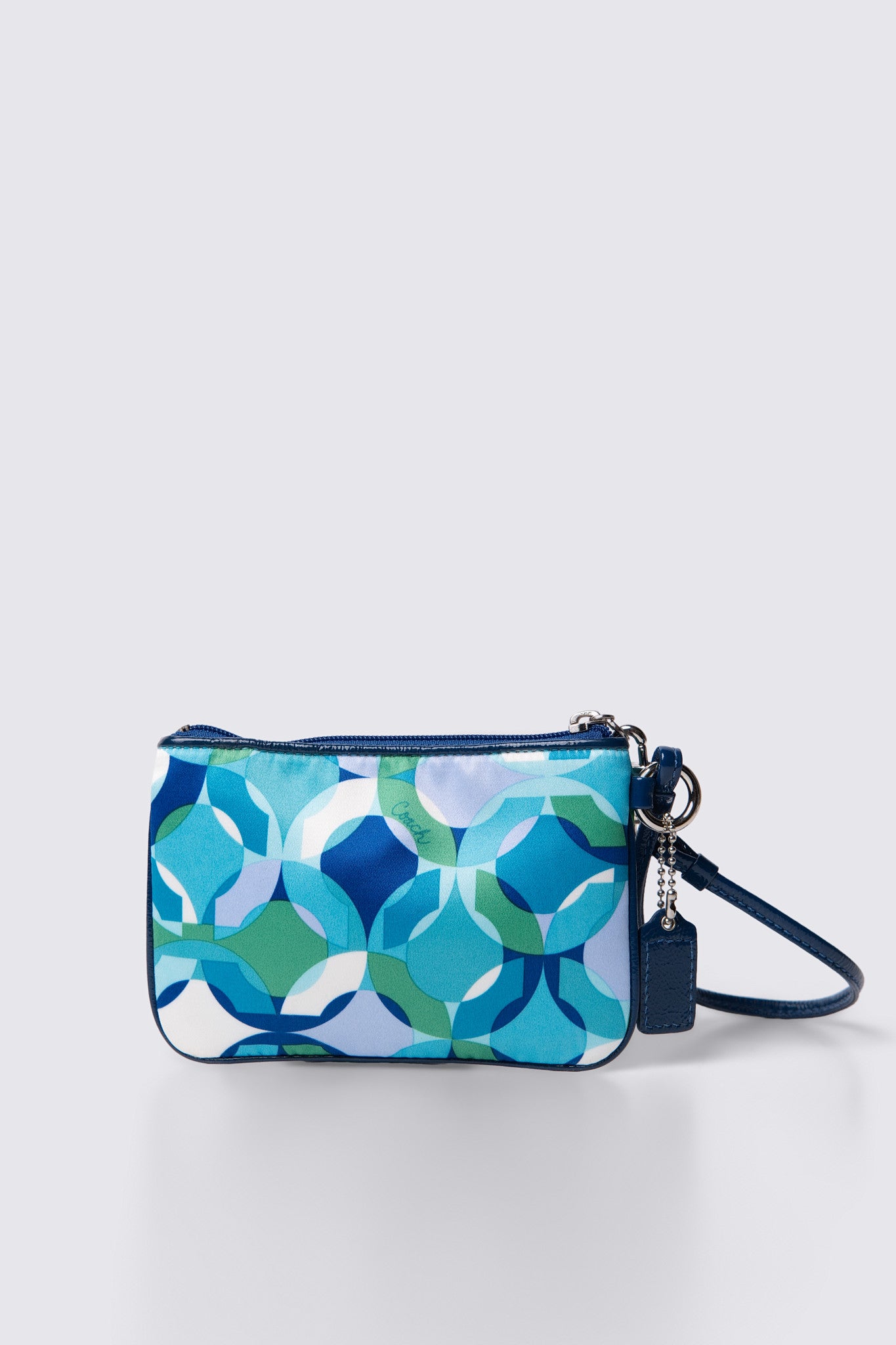 2009 Coach Poppy Groovy Scarf Print Wristlet