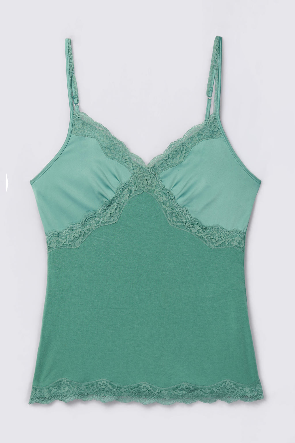 The Limited Satin & Jersey Cami Top