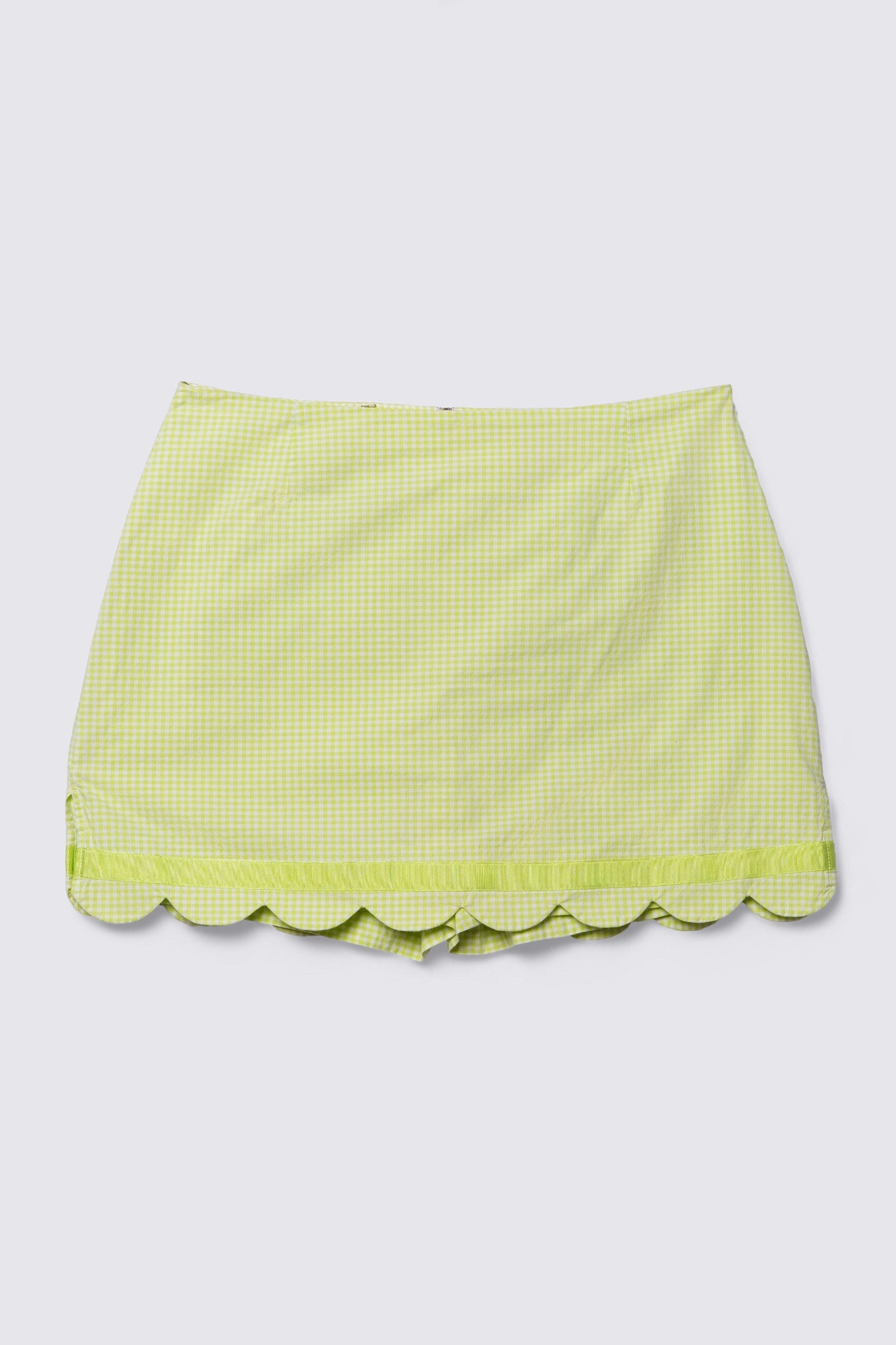 Y2K Gingham Cotton Skort