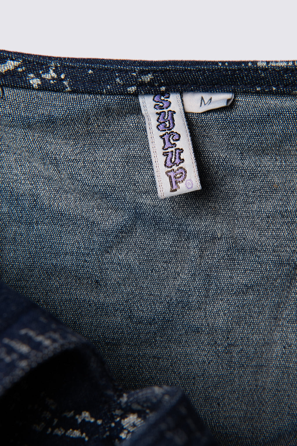 Y2K Syrup Stretchy Denim Halter Top
