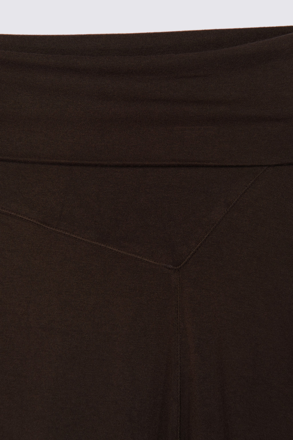 Y2K Asymmetric Foldover Jersey Skirt