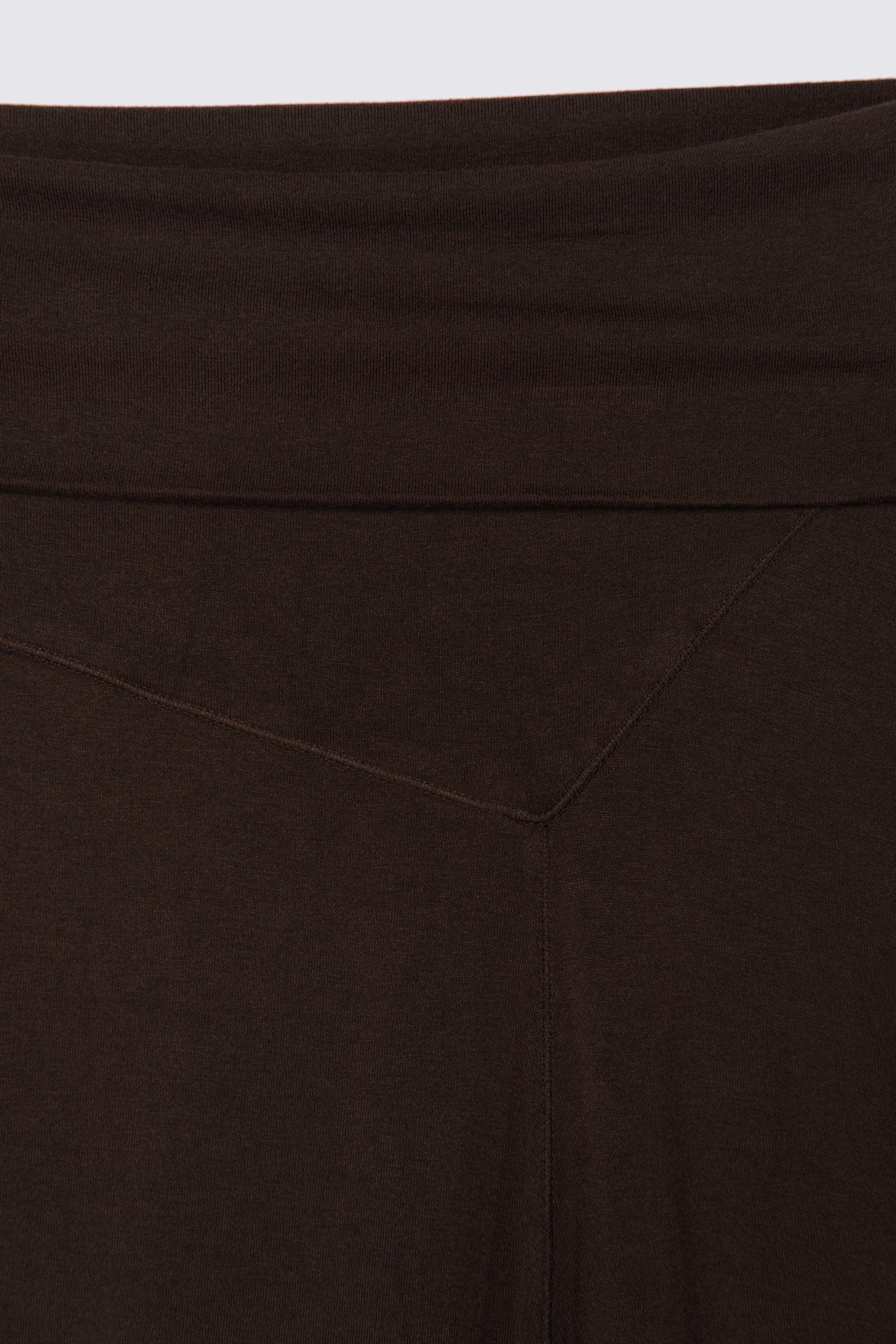 Y2K Asymmetric Foldover Jersey Skirt