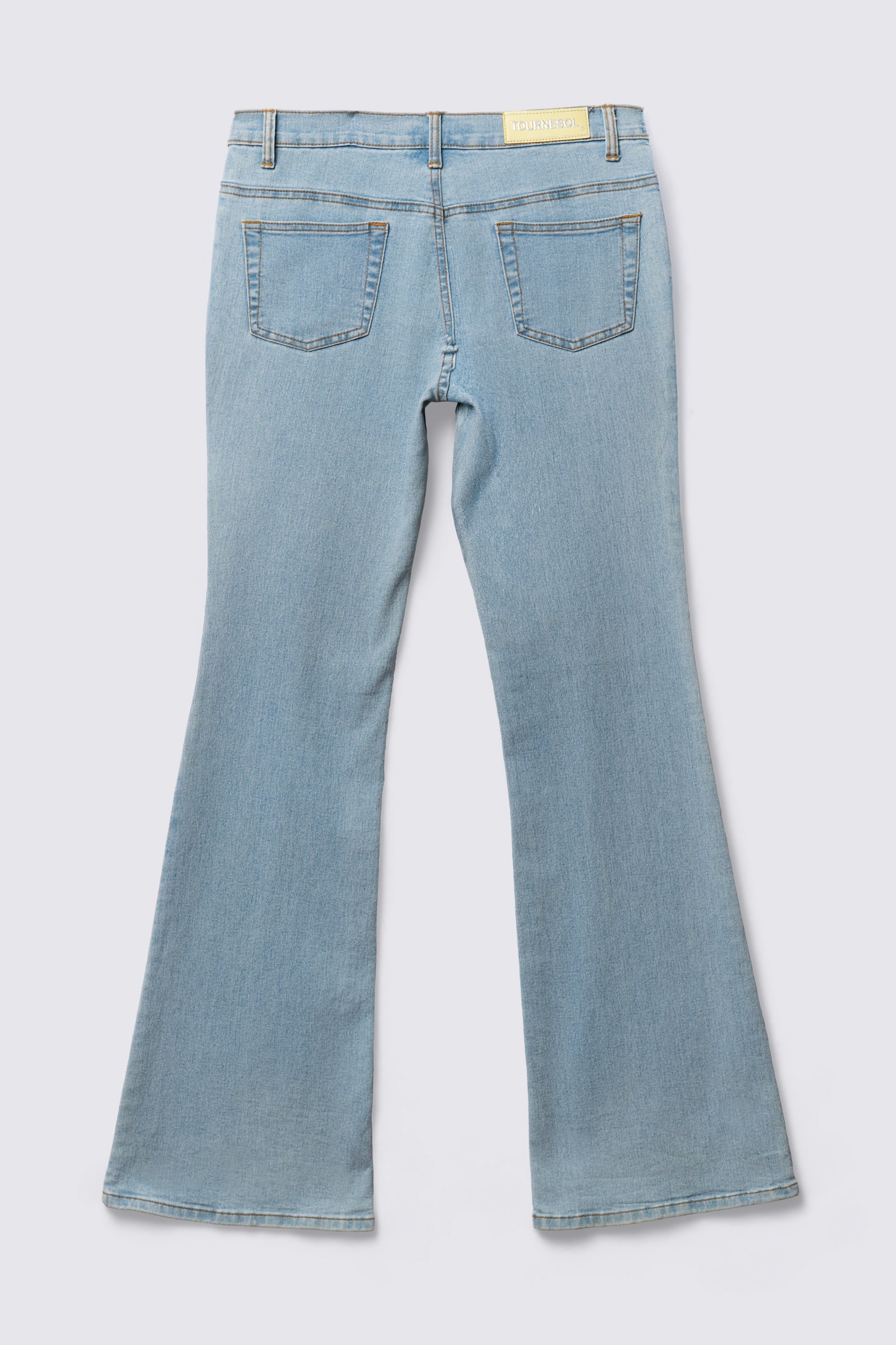 Y2K Euro Beaded Cutout Flares